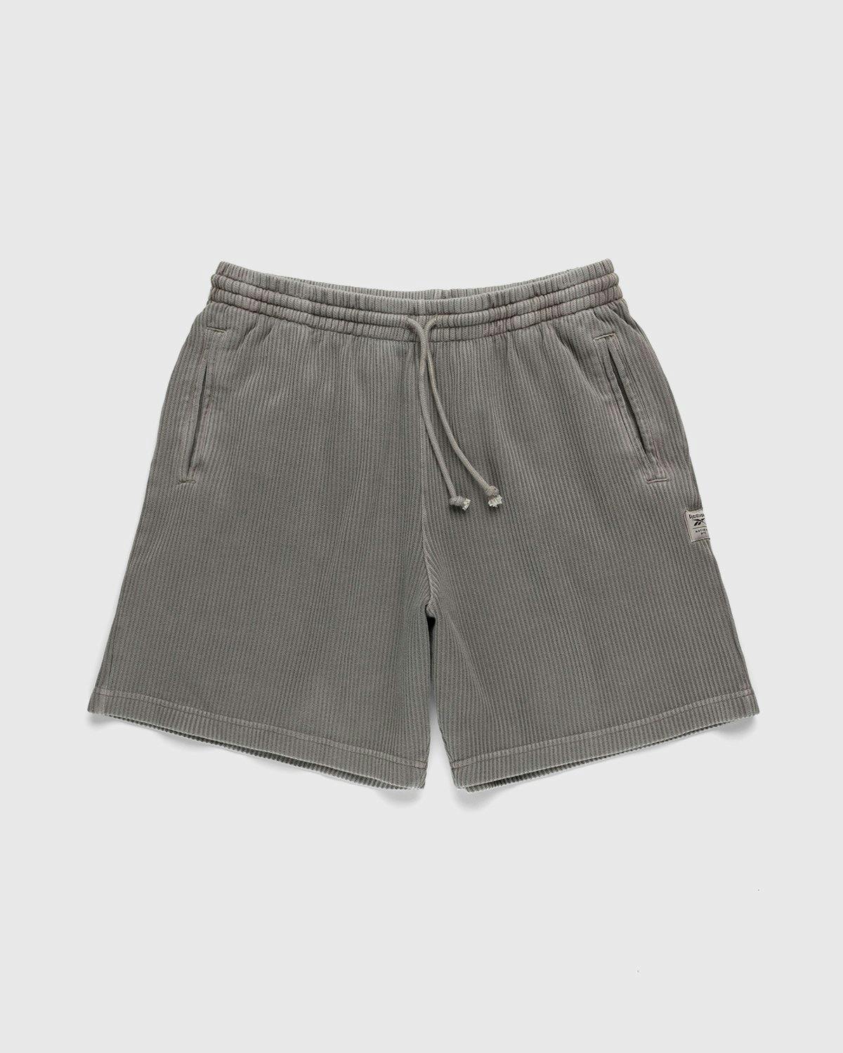 Reebok - Classics Natural Dye Waffle Shorts Grey - Clothing - Grey - Image 1