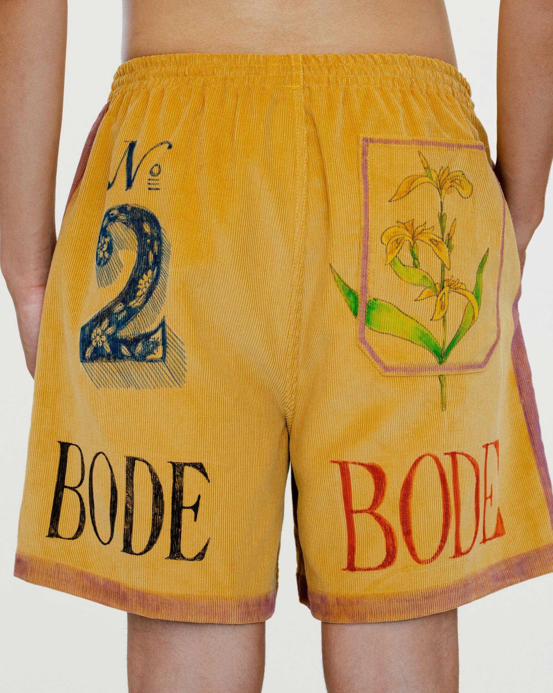 Bode - Senior Cord Rugby Shorts - Clothing - Multi - Image 2