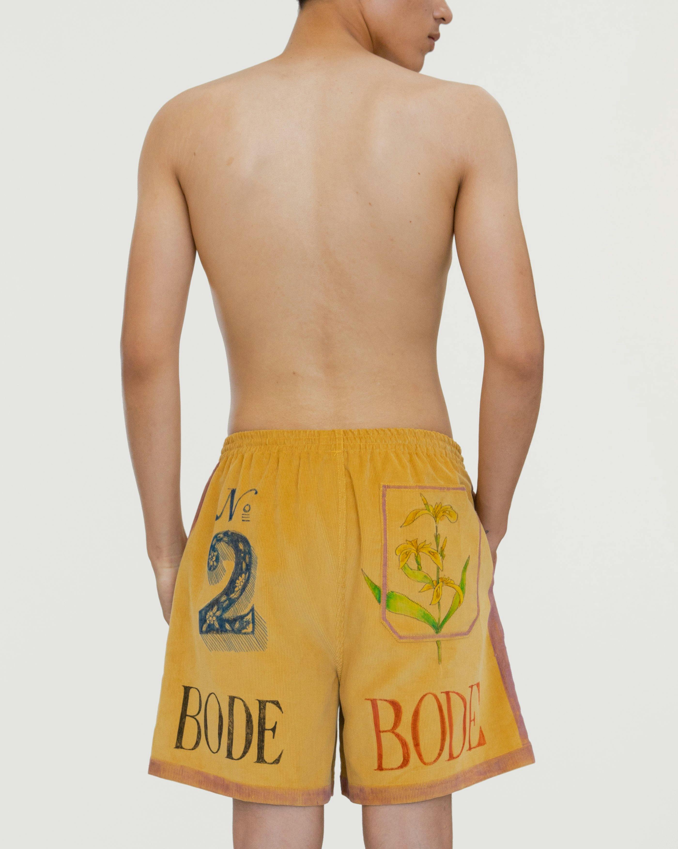 Bode - Senior Cord Rugby Shorts - Clothing - Multi - Image 4