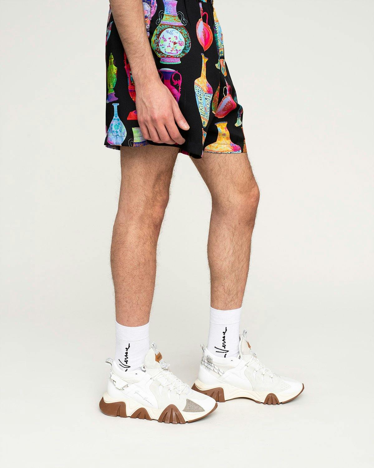 Versace - Shorts Black Multicolour - Clothing - Black - Image 3