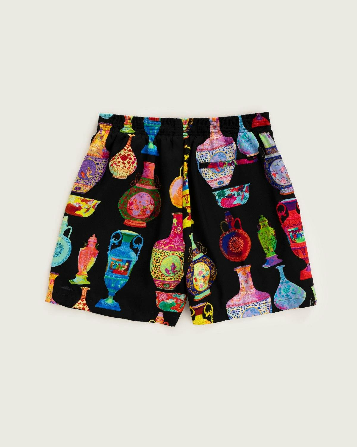 Versace - Shorts Black Multicolour - Clothing - Black - Image 4