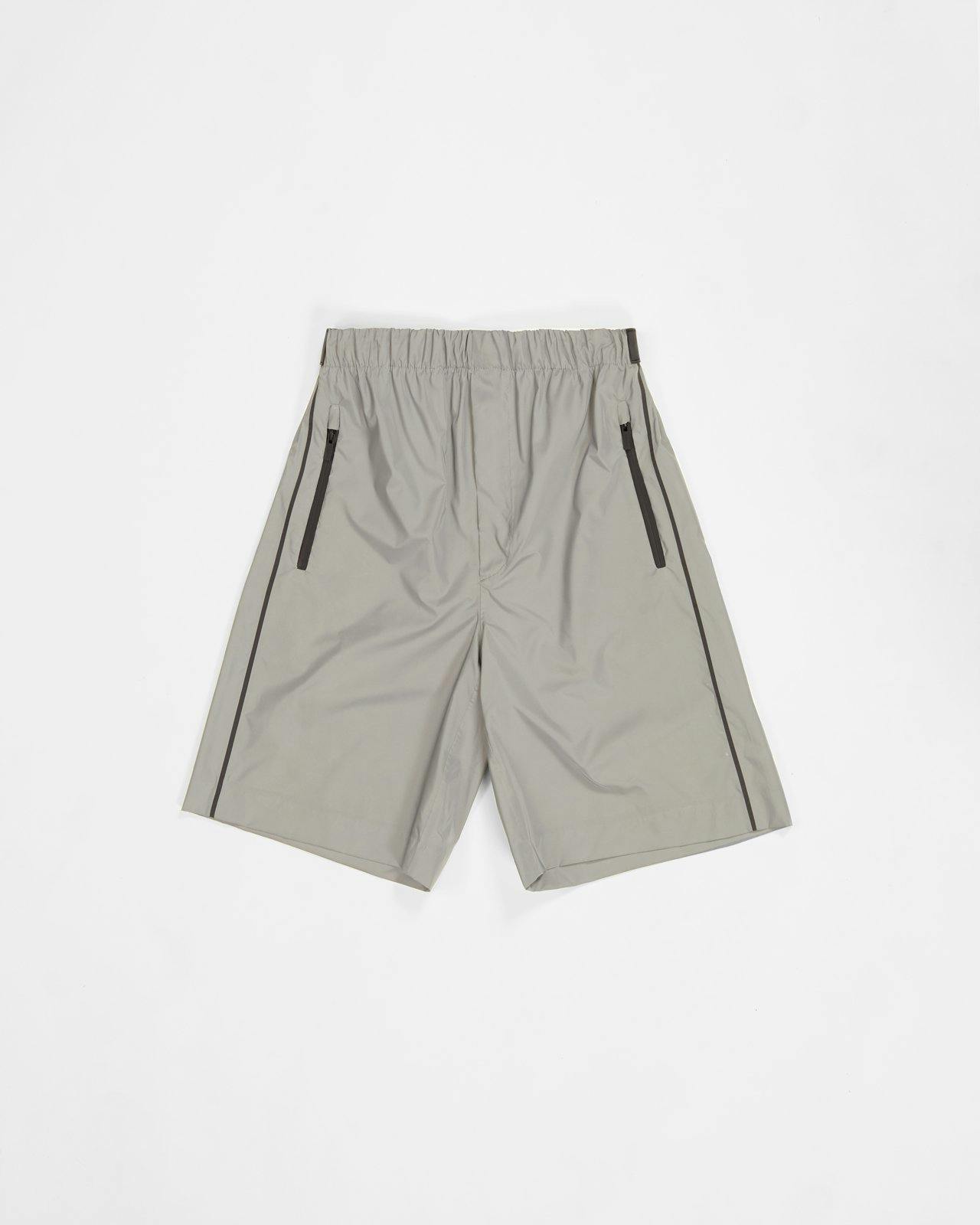 Prada - Women's Reflective Bermuda Shorts - Clothing - Grey - Image 1