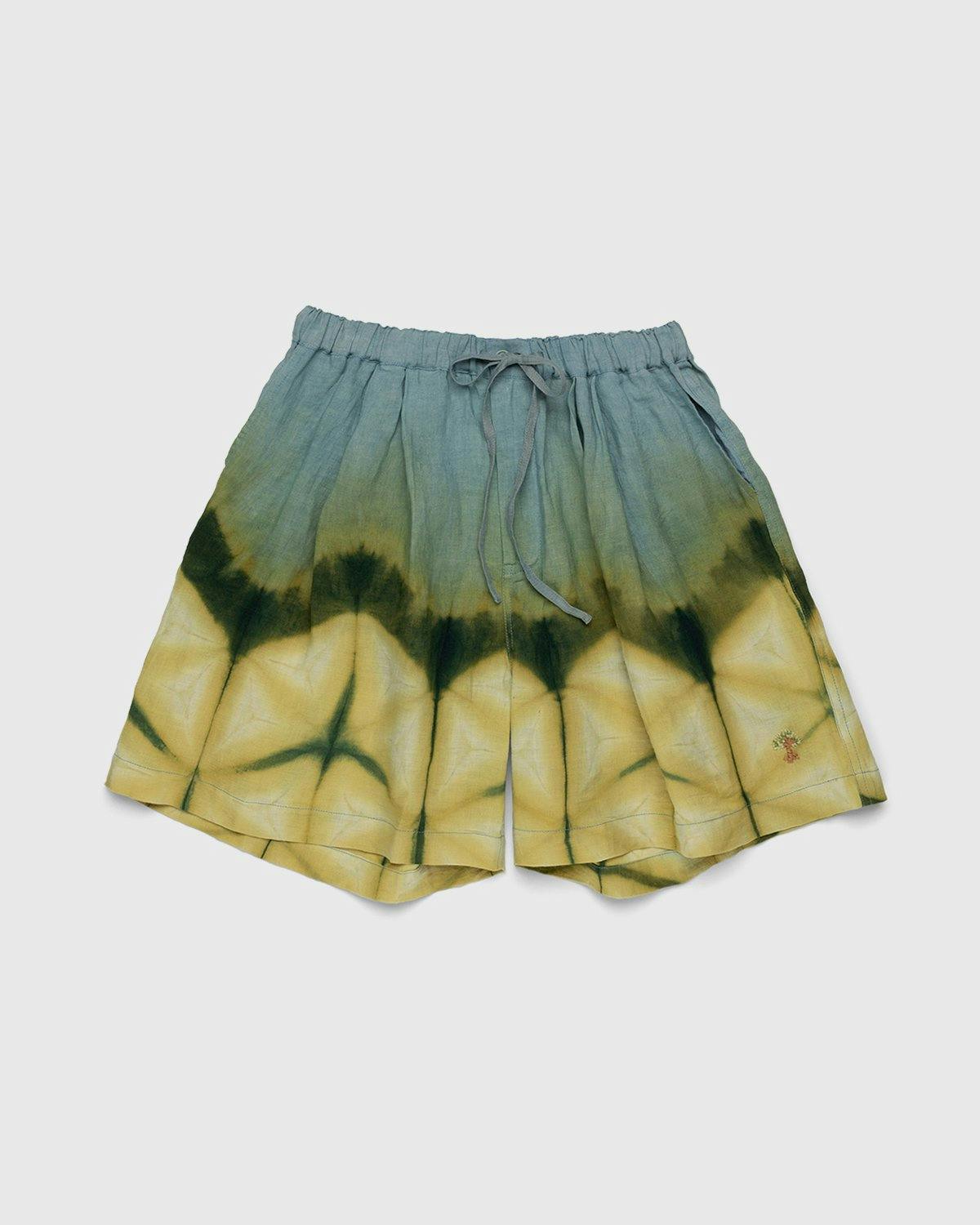 Story mfg. - Bridge Shorts Seafoam Clamp Multi - Clothing - Multi - Image 1