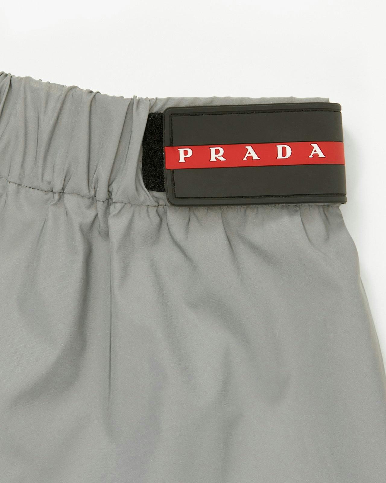 Prada - Women's Reflective Bermuda Shorts - Clothing - Grey - Image 7