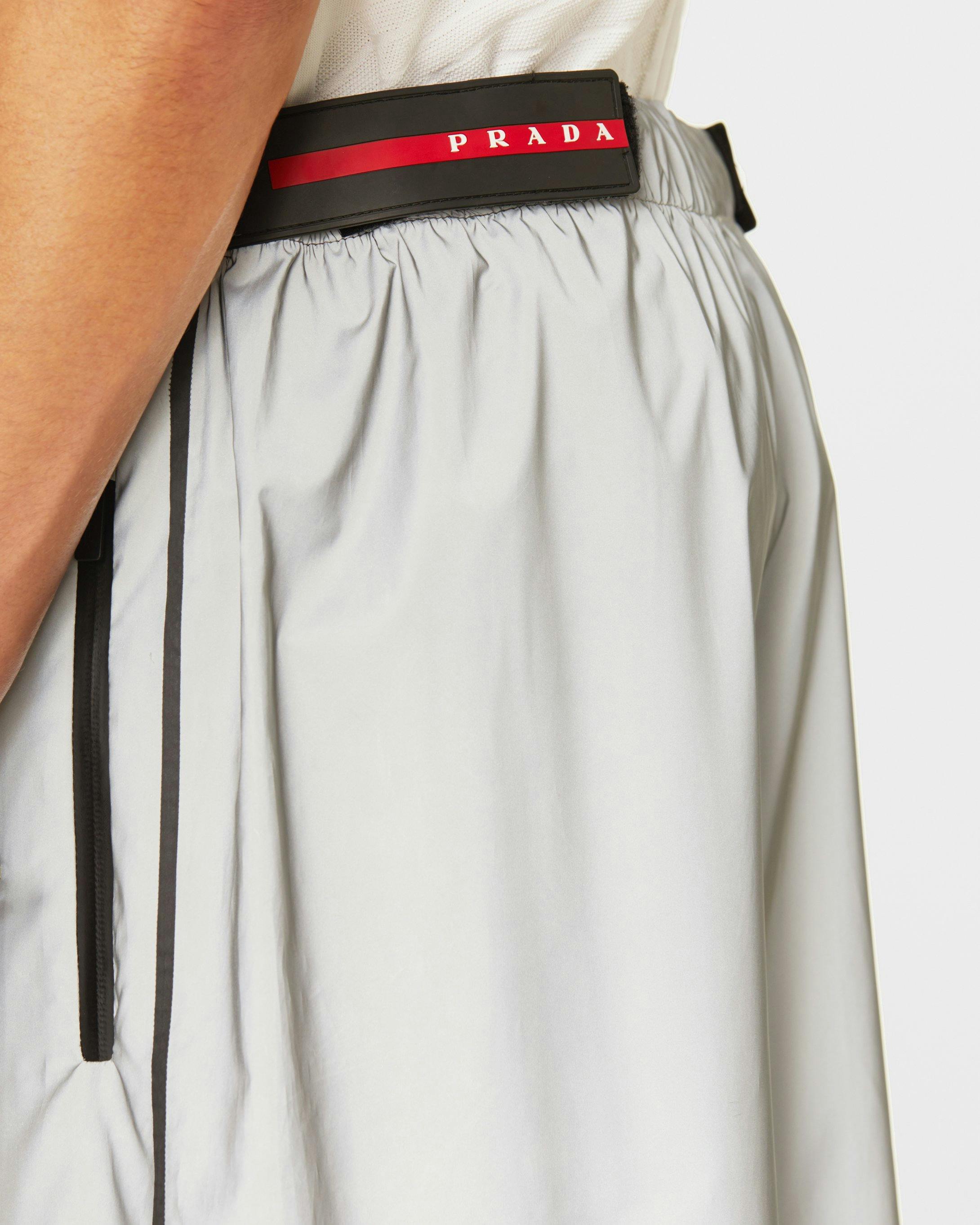 Prada - Reflective Bermuda Shorts - Clothing - Grey - Image 2