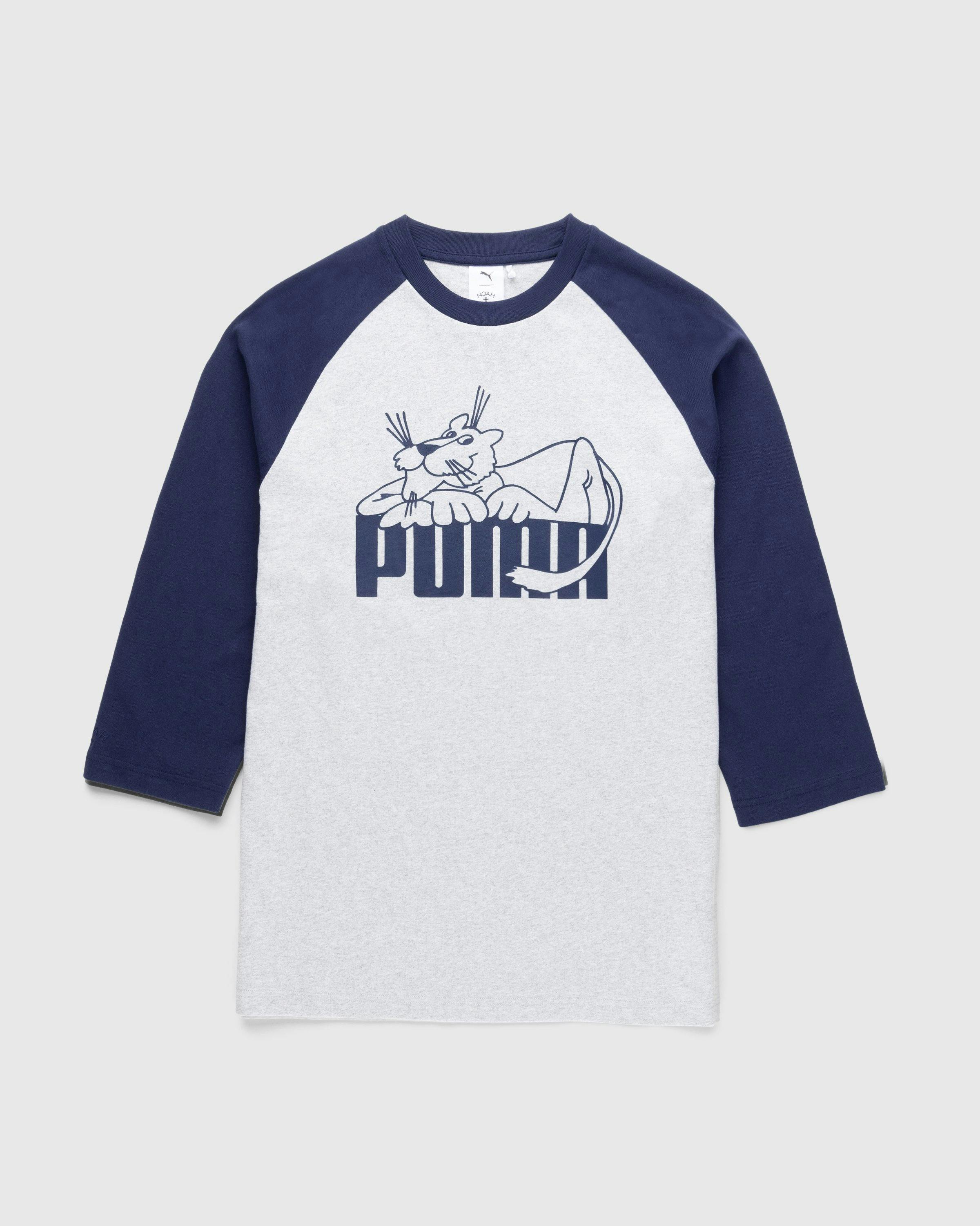 Puma x Noah - Raglan Longsleeeve Gray - Clothing - Grey - Image 1