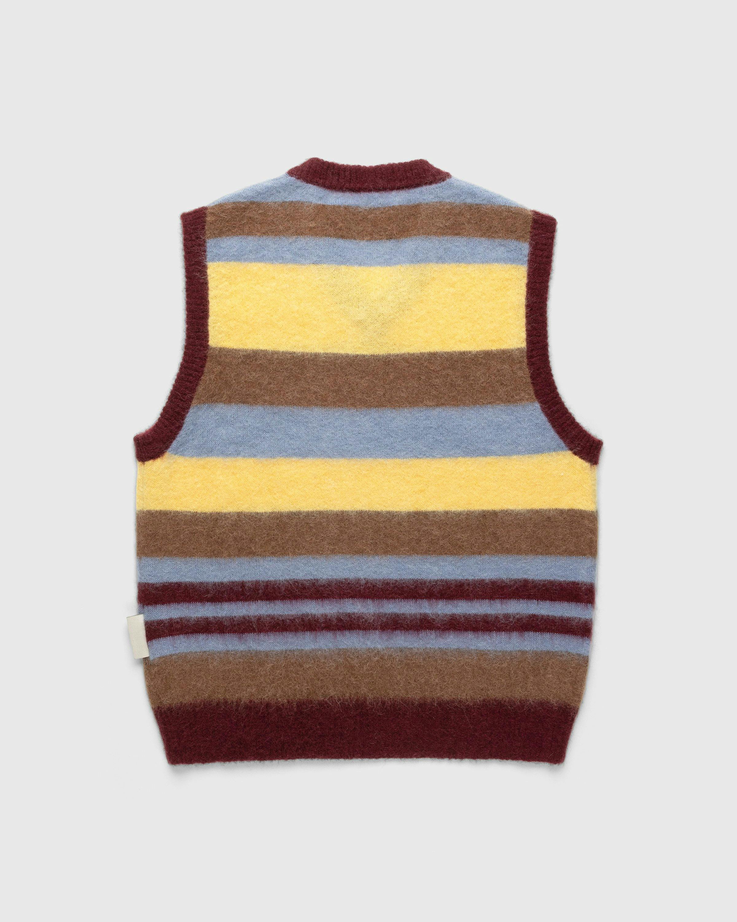 Highsnobiety - Alpaca Gradient Sweater Vest Yellow/Red - Clothing - Multi - Image 2