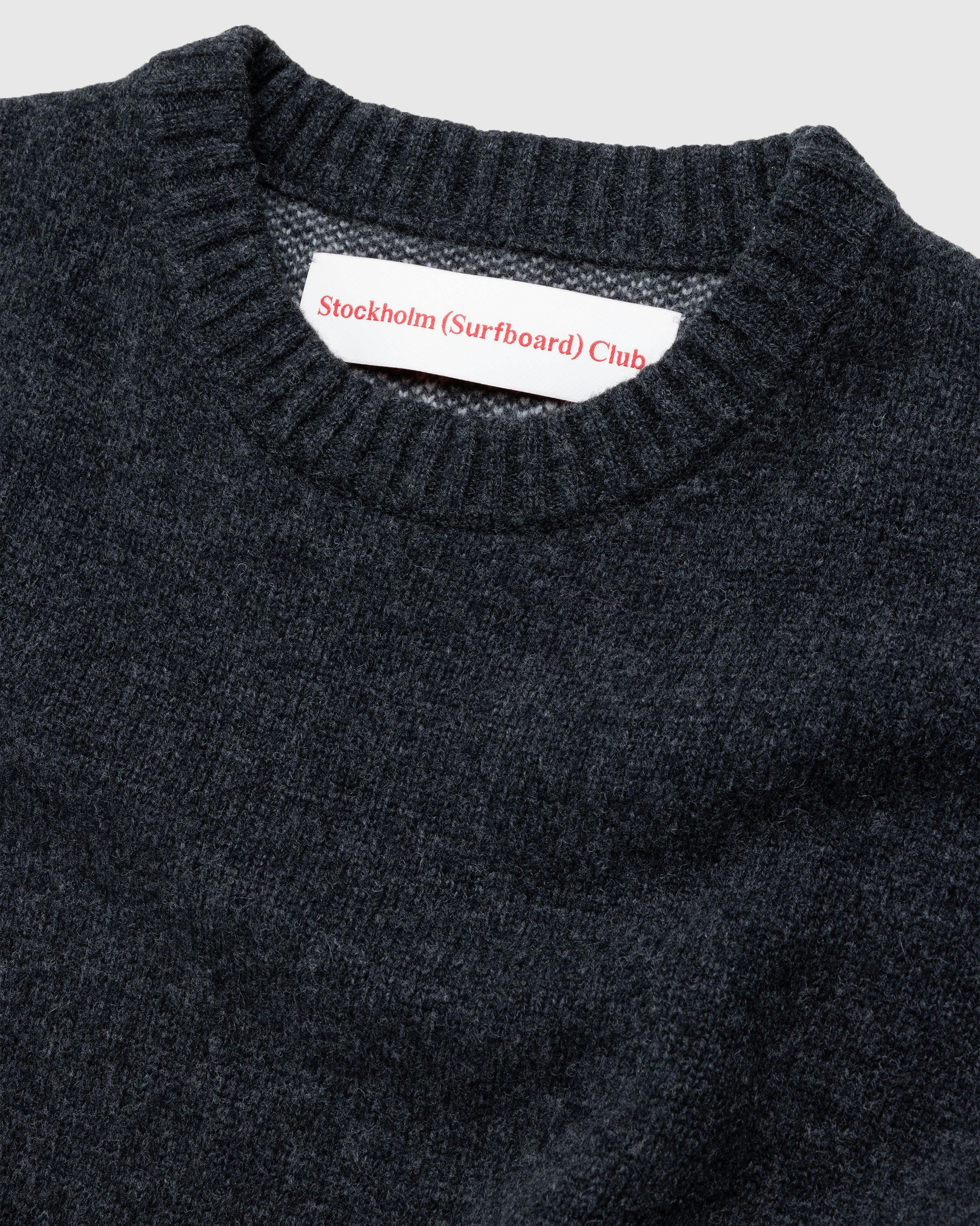 Stockholm Surfboard Club - Knit Sweat Black Black - Clothing - Black - Image 7