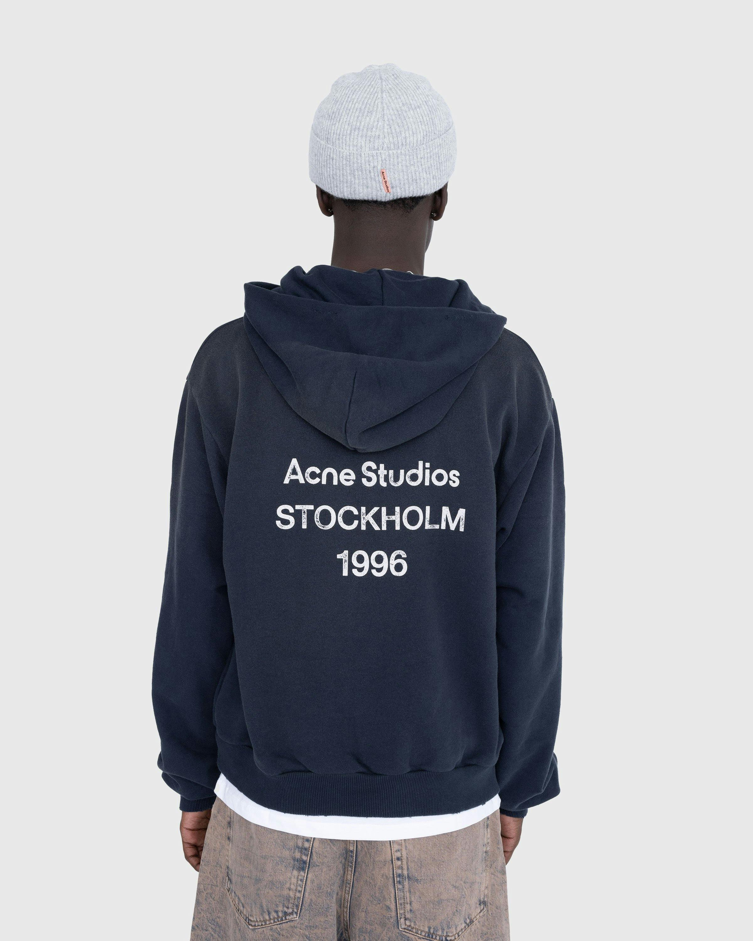 Acne Studios - Logo Hoodie Black - Clothing - Black - Image 3