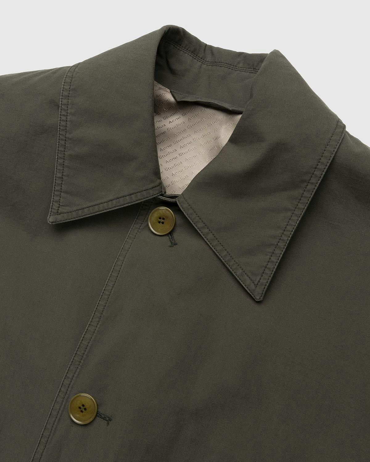 Acne Studios - Coat Dark Olive - Clothing - Green - Image 5