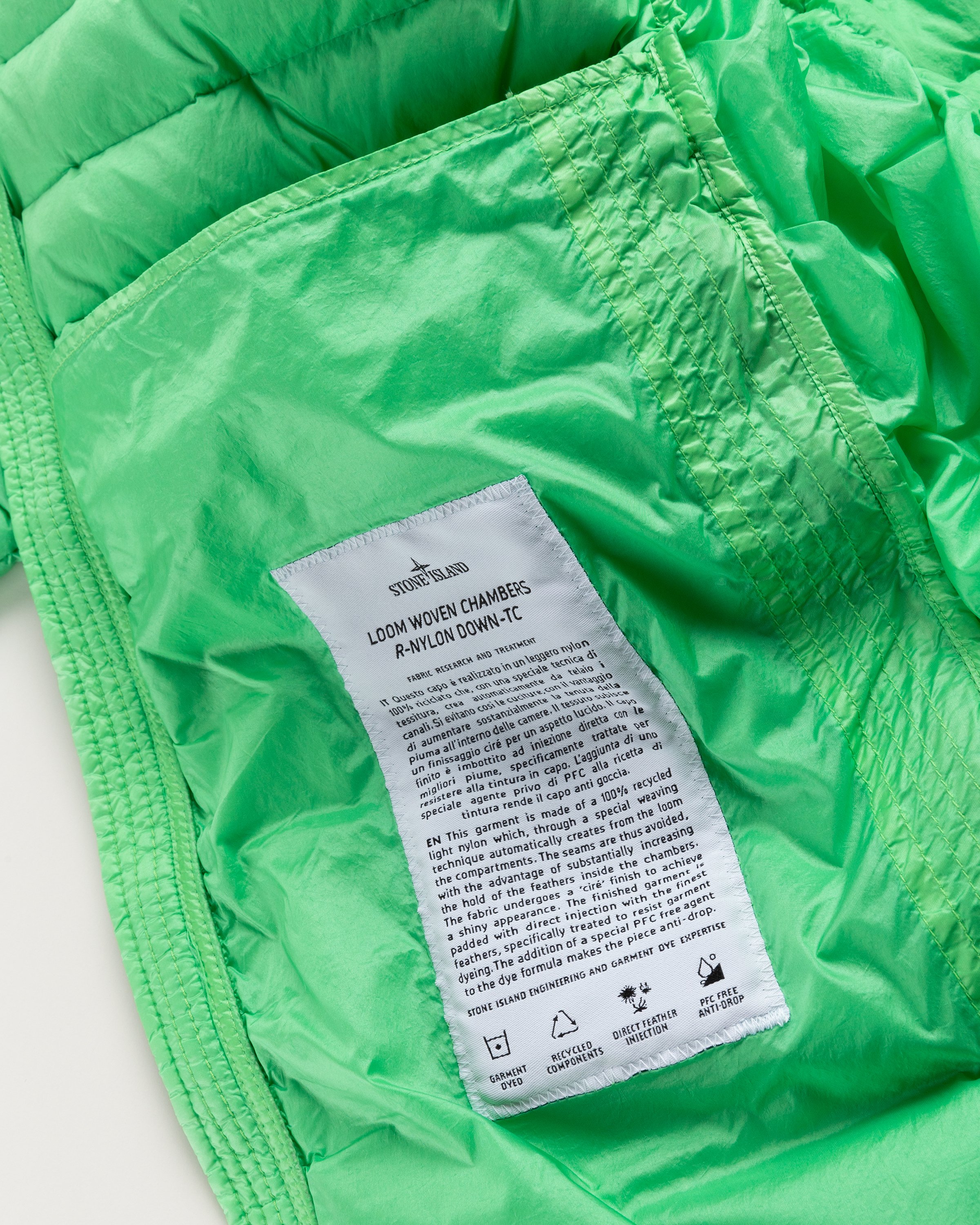 Stone Island – Packable Down Jacket Light Green | Highsnobiety Shop