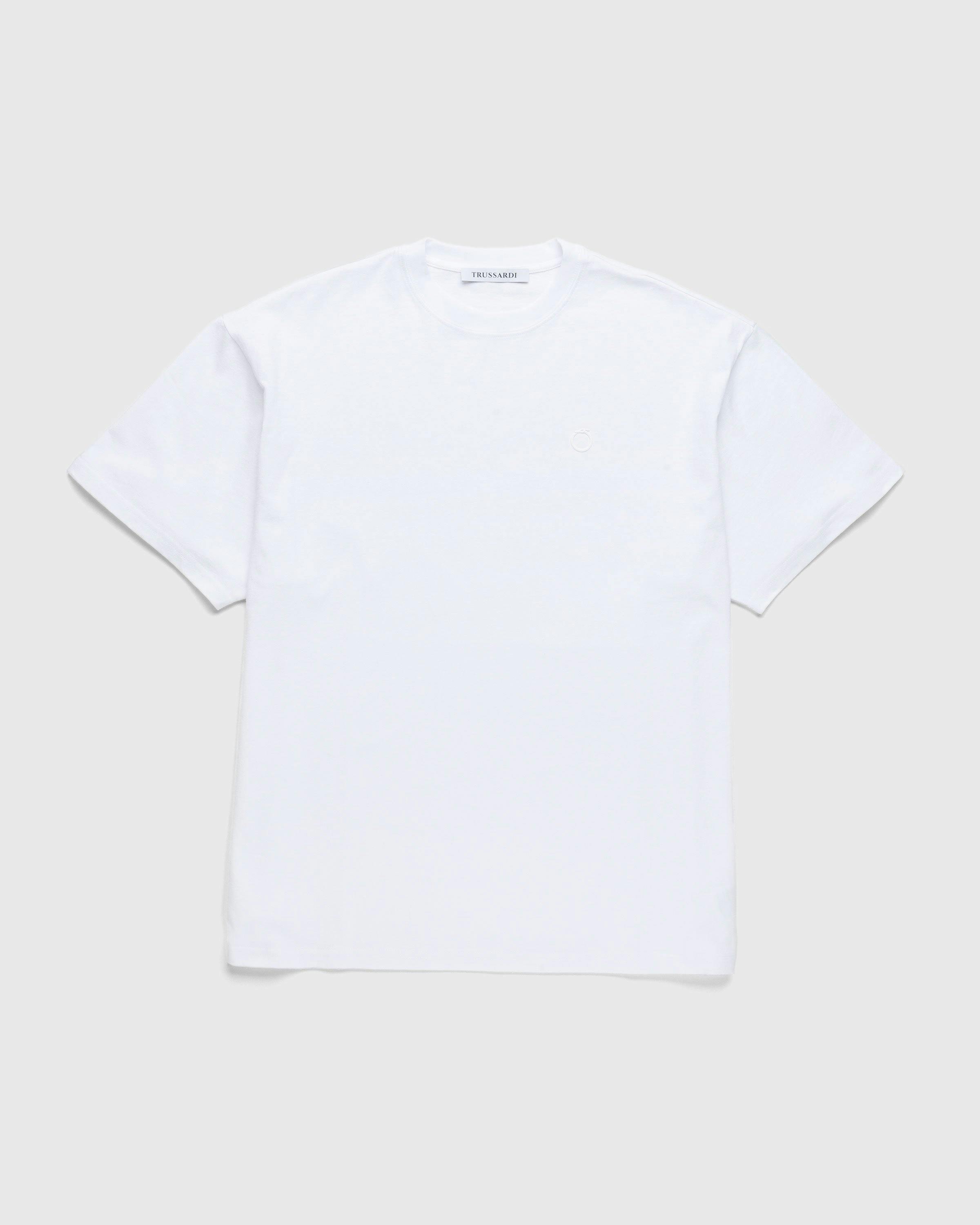 Trussardi - Greyhound T-Shirt White - Clothing - White - Image 1