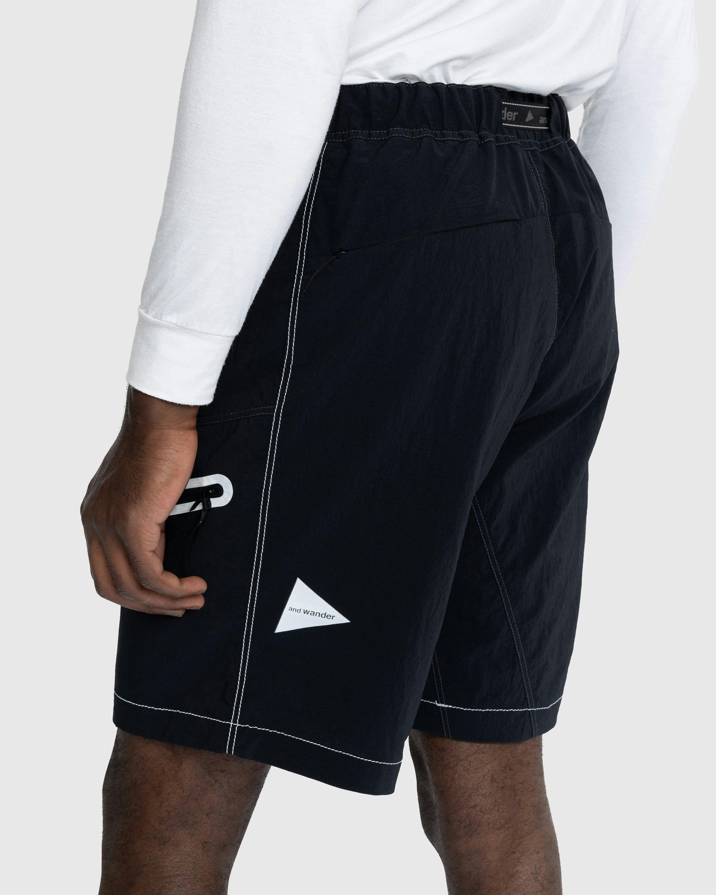 And Wander - Light Hike Shorts Black - Clothing - Black - Image 4