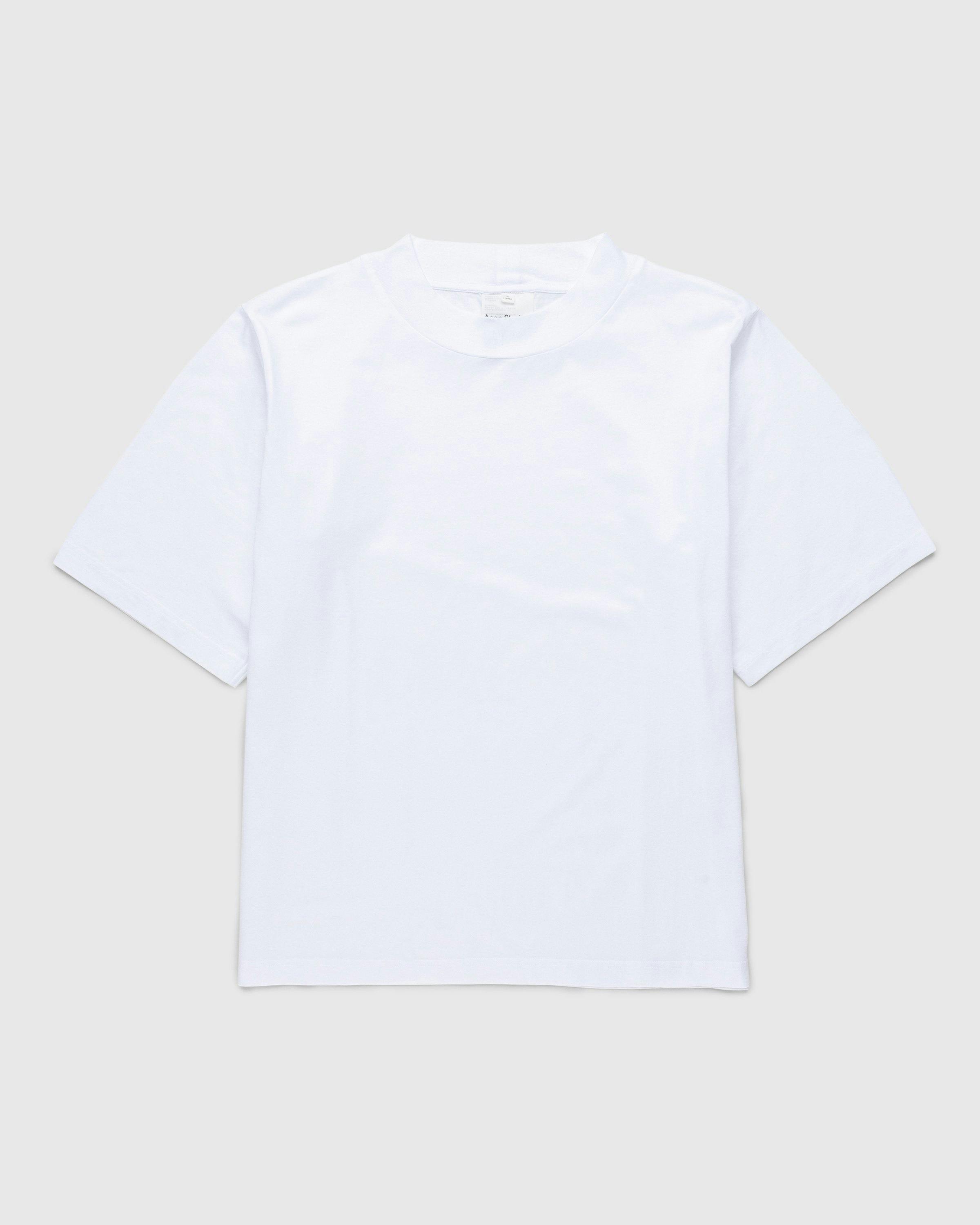 Acne Studios - Crewneck T-Shirt Optic White - Clothing - White - Image 1