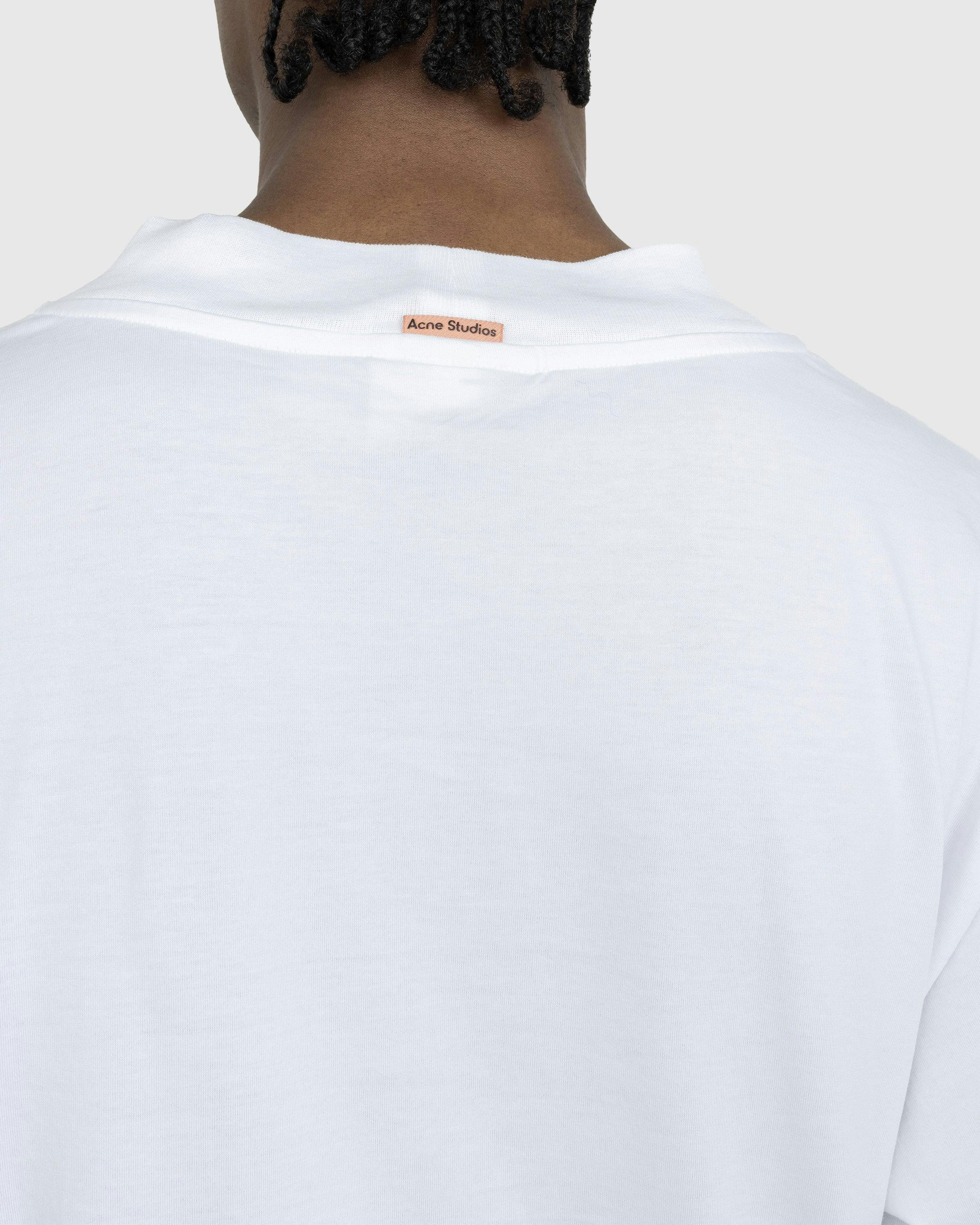 Acne Studios - Crewneck T-Shirt Optic White - Clothing - White - Image 4