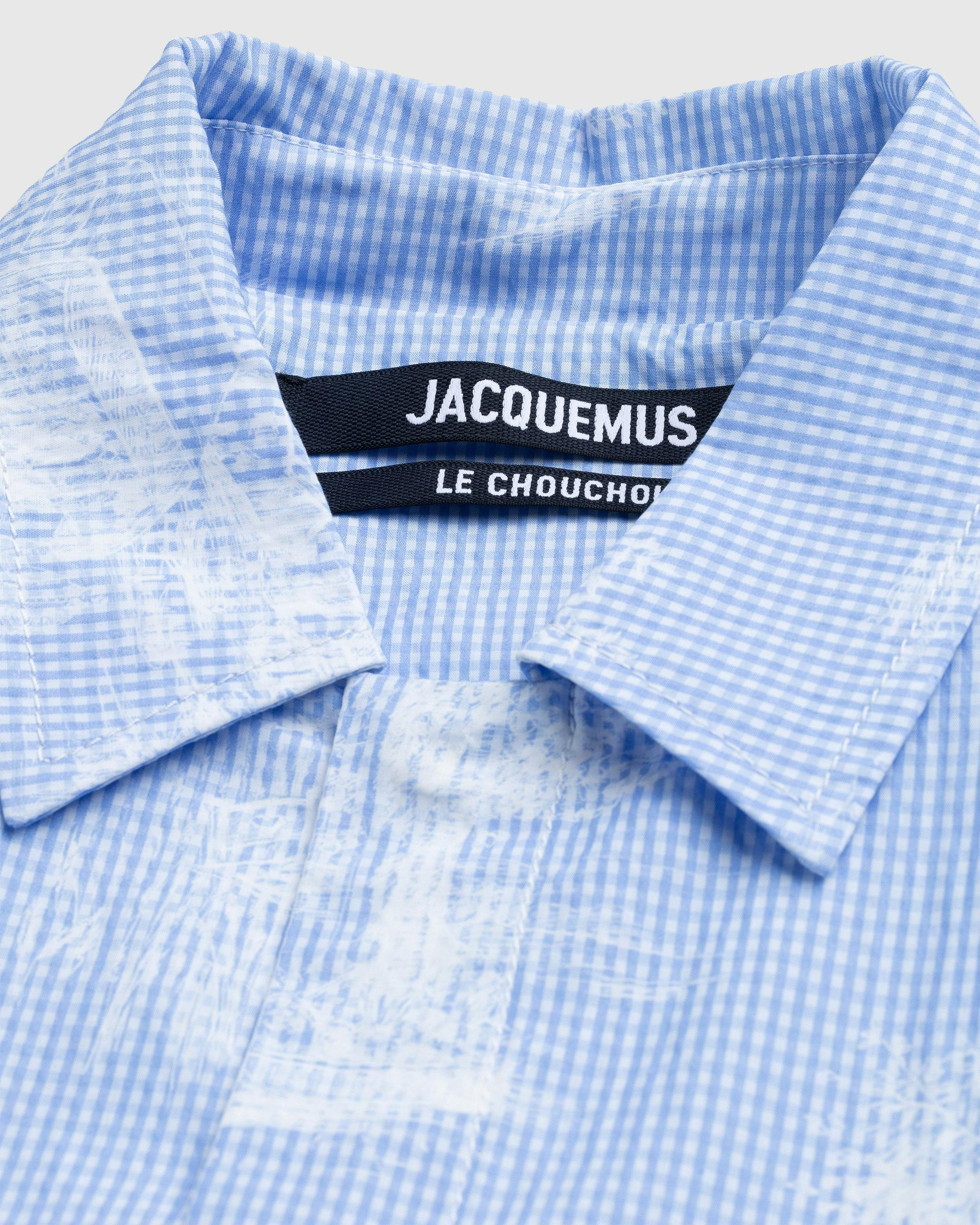 JACQUEMUS - La Chemise Criollo Print Toile De Jouy Blue - Clothing - Blue - Image 6