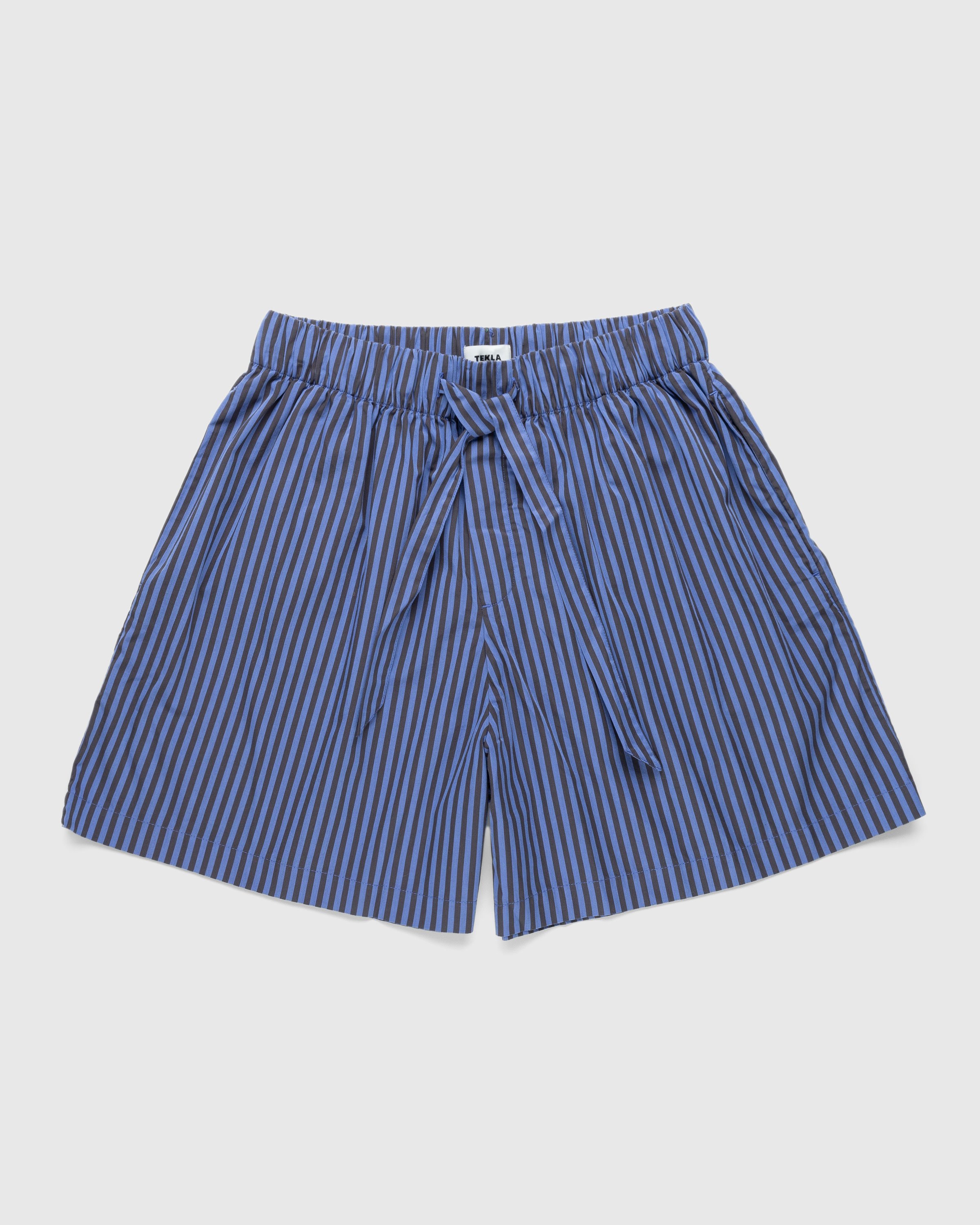 Tekla – Cotton Poplin Pyjamas Shorts Verneuil Stripes | Highsnobiety Shop