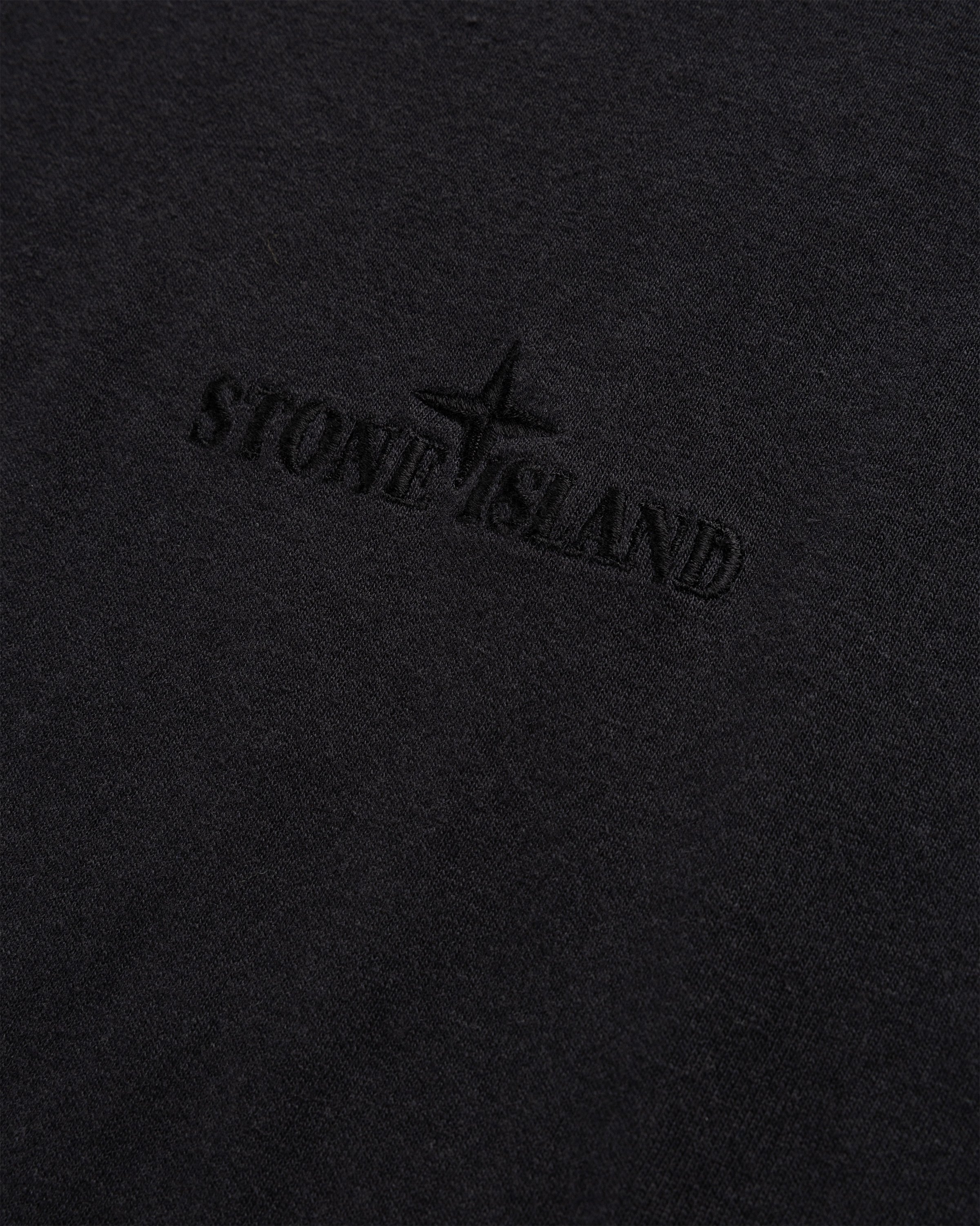 Stone Island – Garment-Dyed Logo T-Shirt Black | Highsnobiety Shop