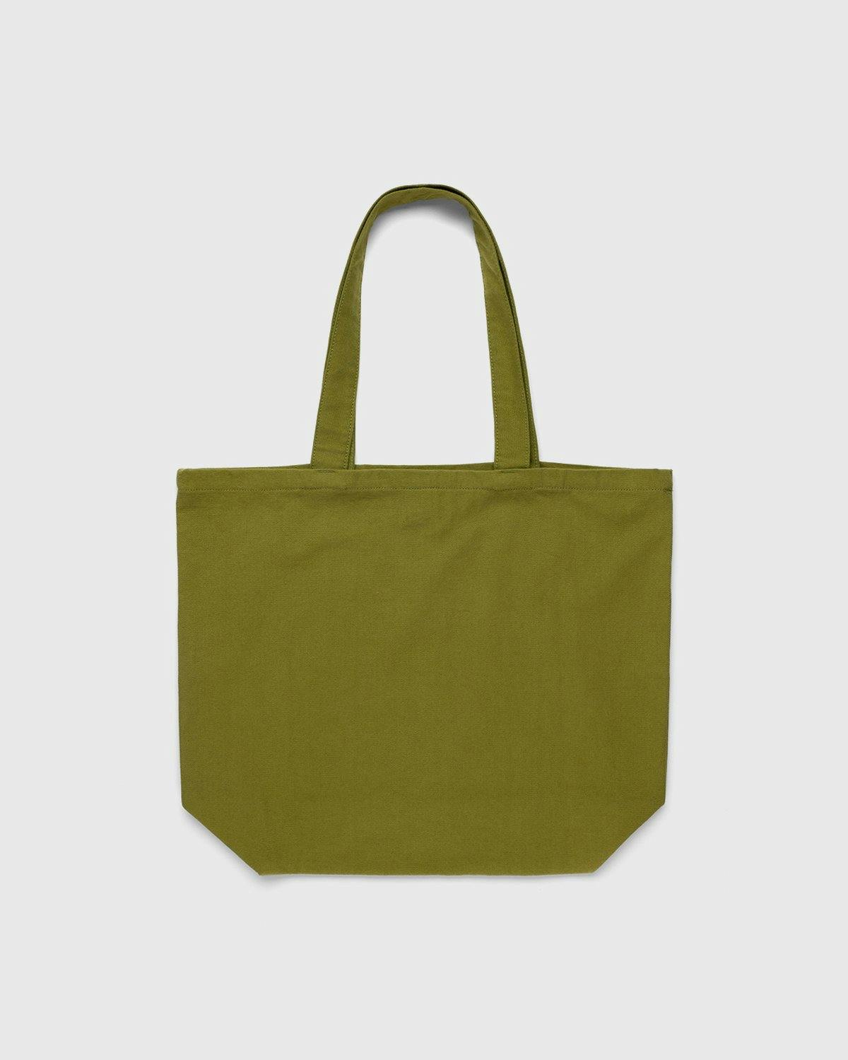 Highsnobiety - HS Sports Logo Tote Bag Green/Khaki - Accessories - Green - Image 2