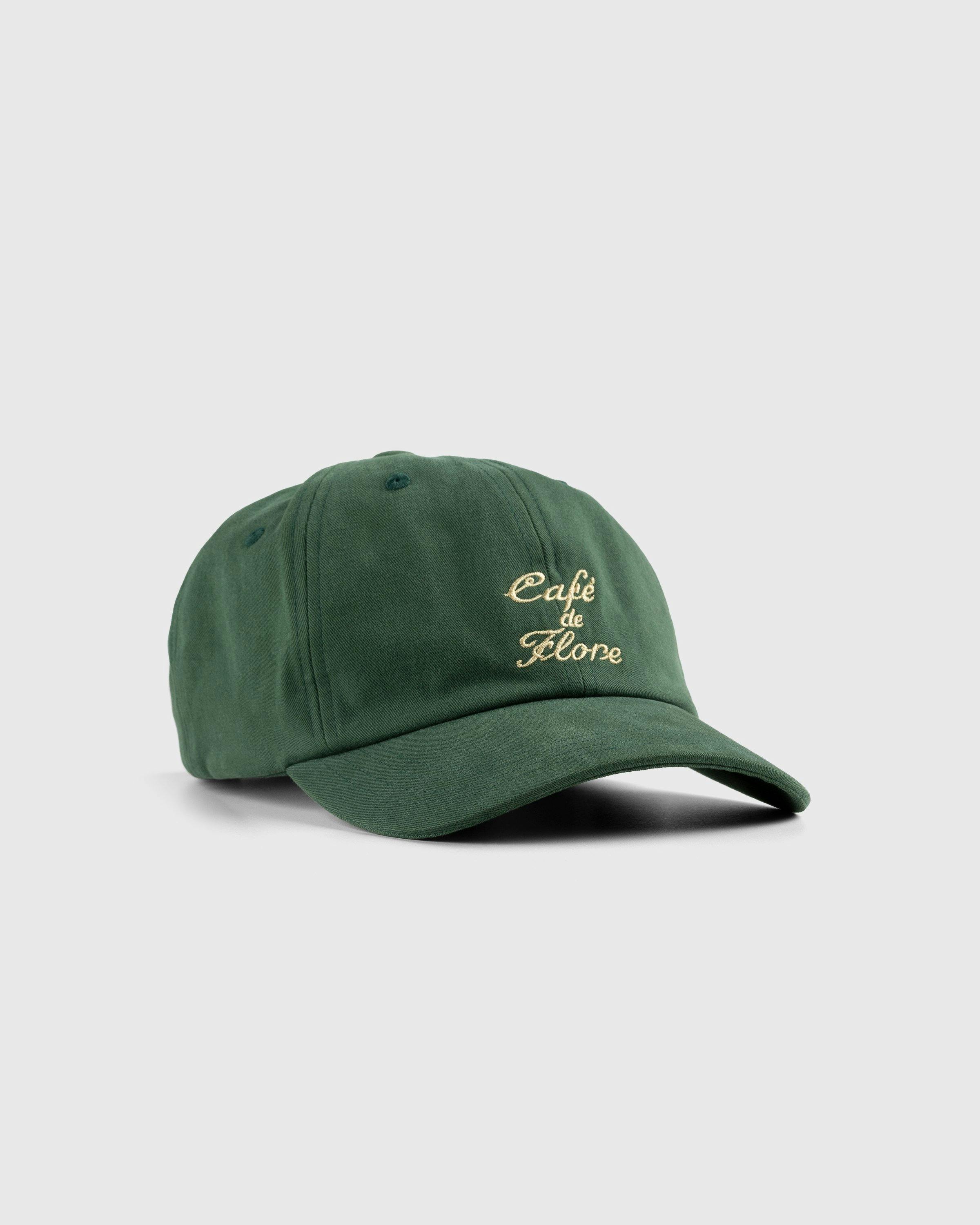 Café de Flore x Highsnobiety - Not In Paris 4 Logo Cap Green - Accessories - Green - Image 1