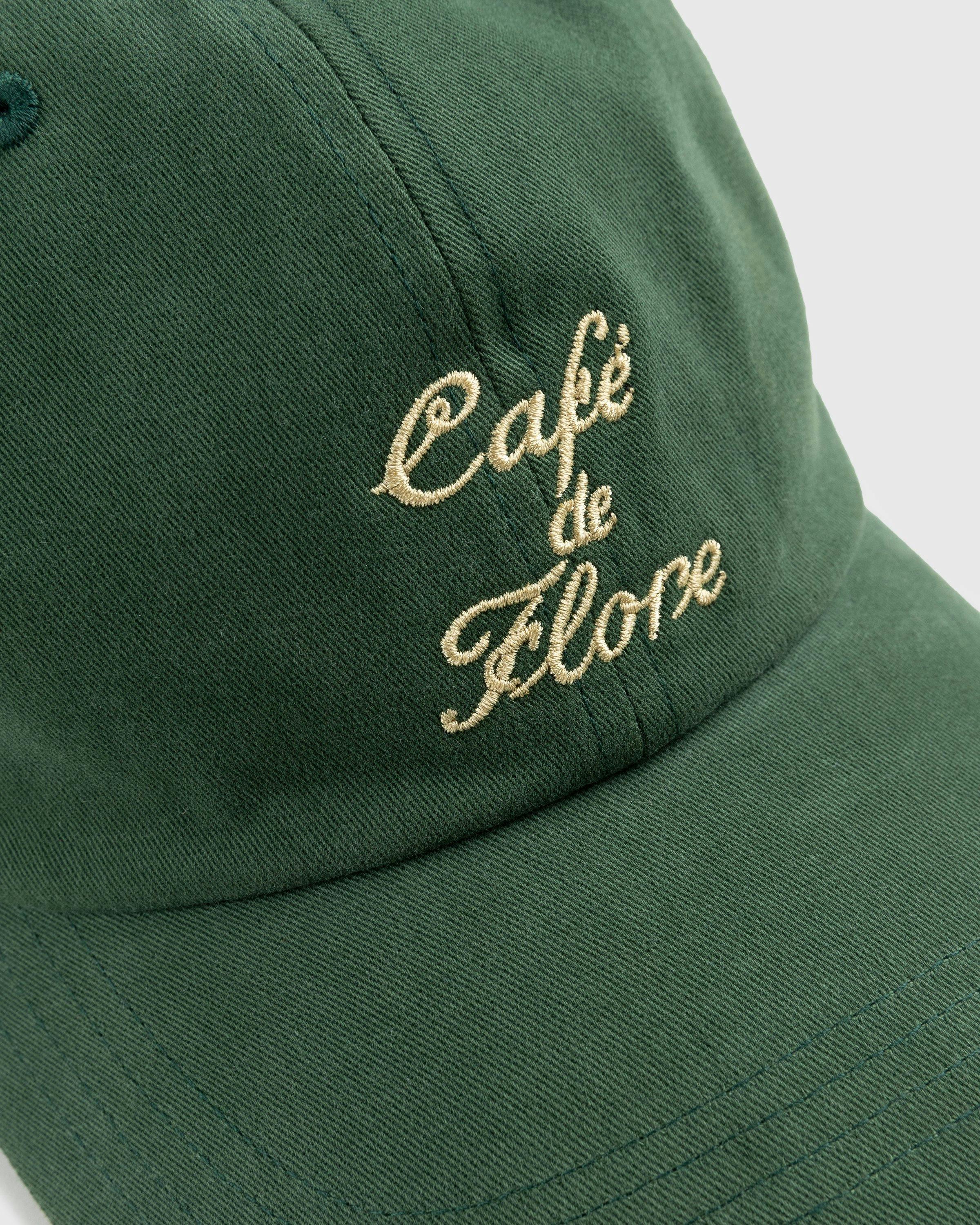 Café de Flore x Highsnobiety - Not In Paris 4 Logo Cap Green - Accessories - Green - Image 5