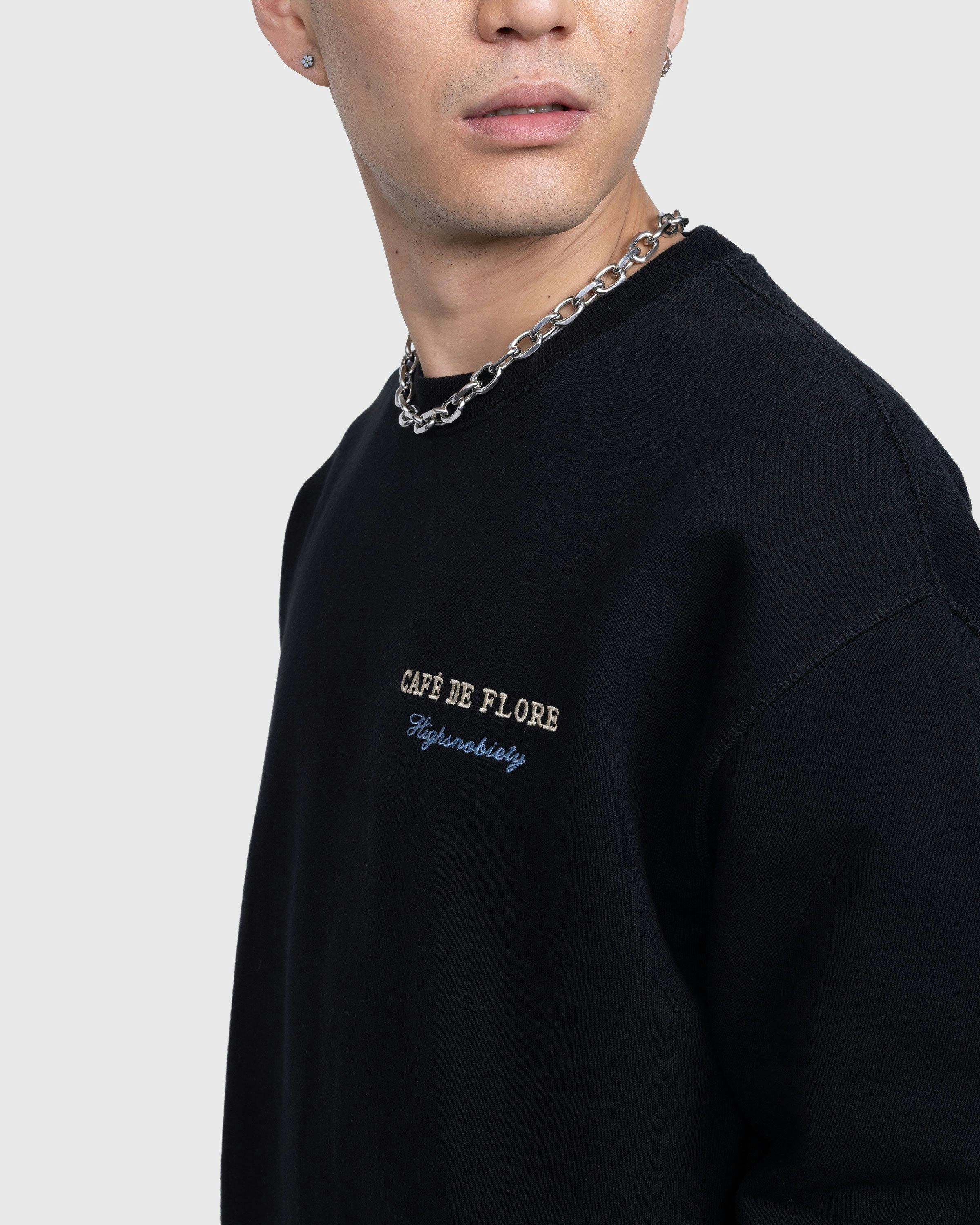 Café de Flore x Highsnobiety - Crewneck Black - Clothing - Black - Image 5