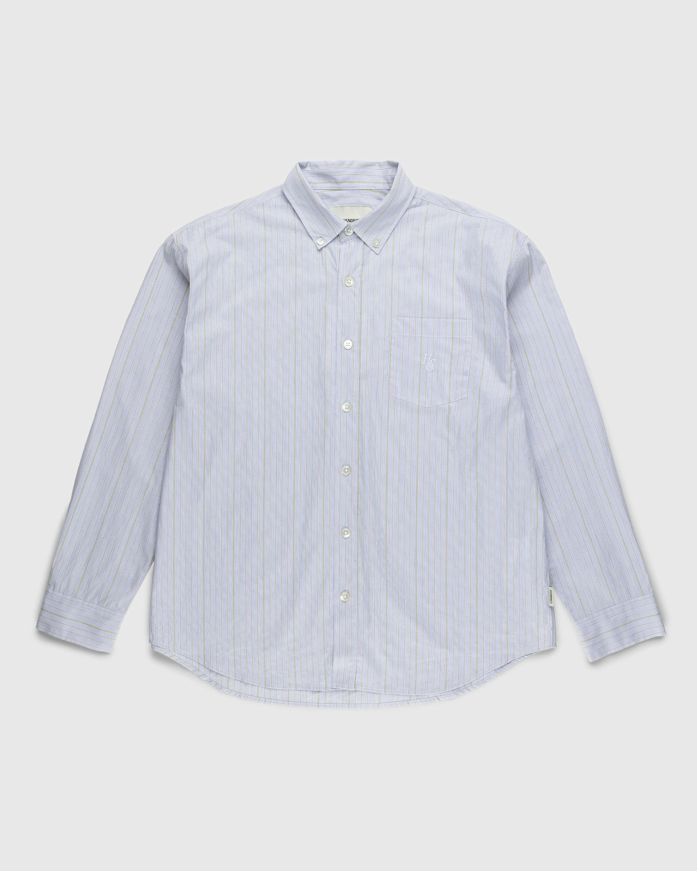 Highsnobiety – Striped Dress Shirt White/Blue | Highsnobiety Shop