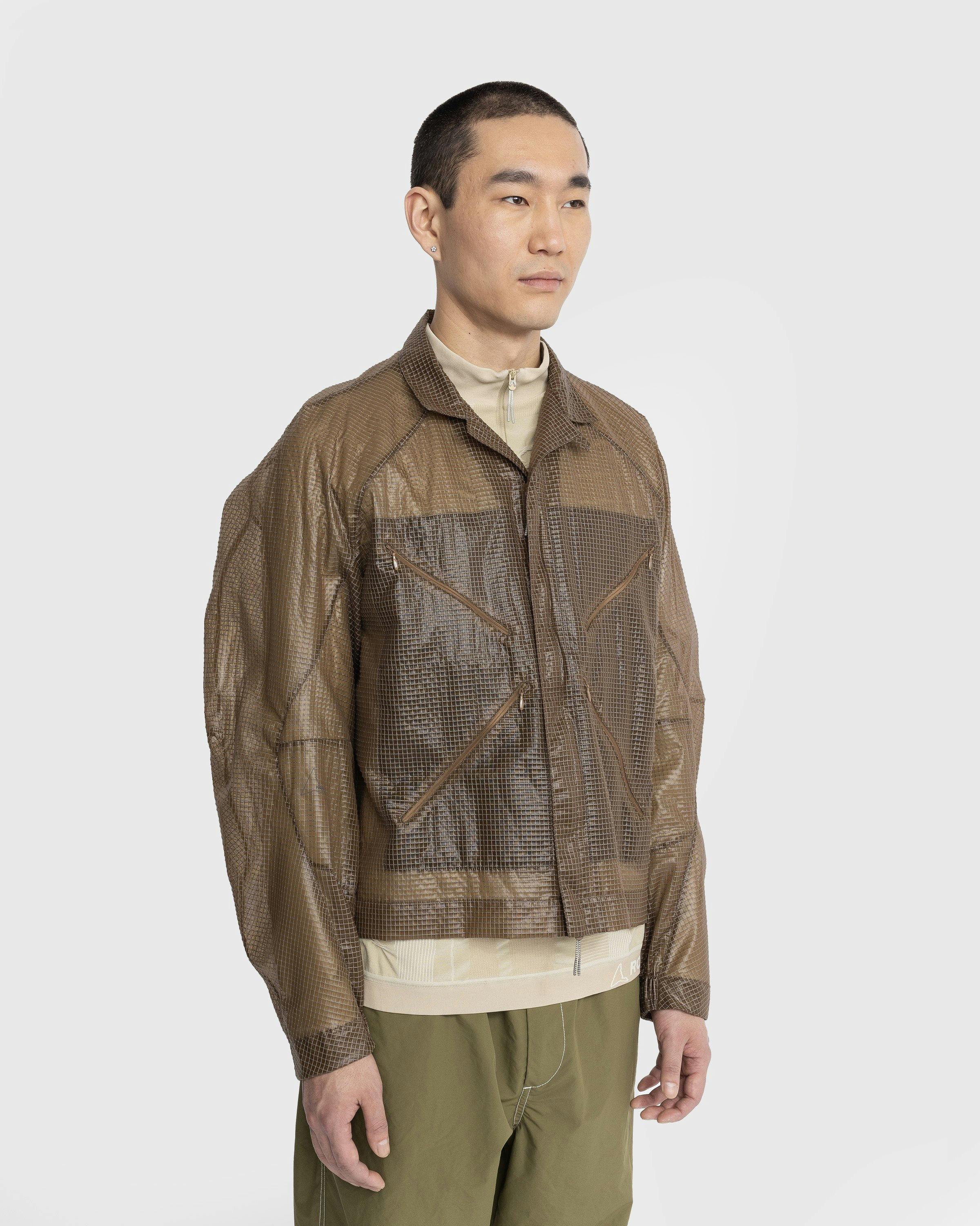 ROA - Camp Collar Shirt Jacket Brown - Clothing - Brown - Image 4