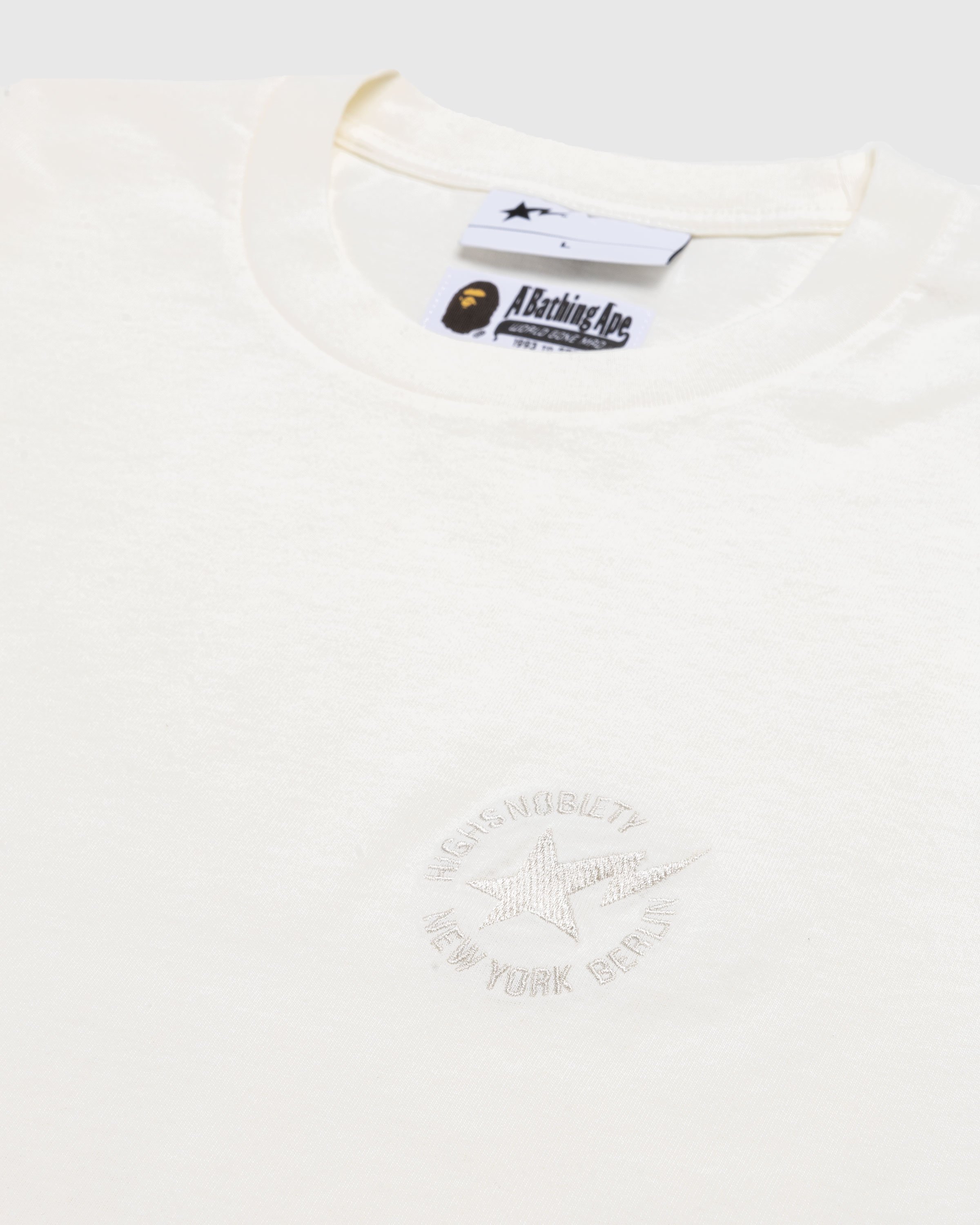 BAPE x Highsnobiety – Heavy Washed T-Shirt Ivory | Highsnobiety Shop