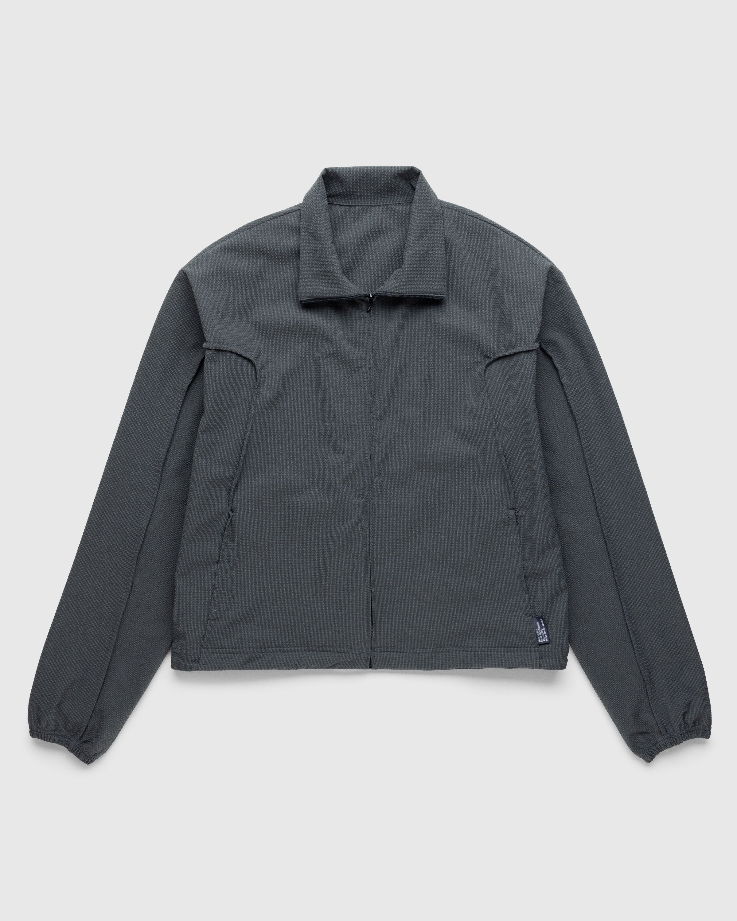 Reform FlexiRib Cropped Jacket in Grey Melange