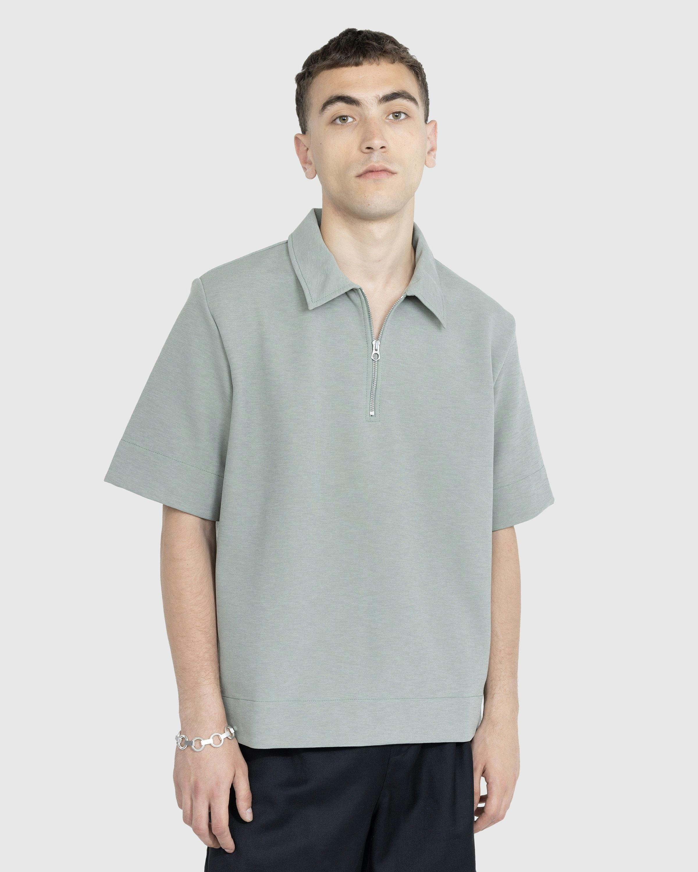 Jil Sander - Polo Shortsleeve - Clothing - Blue - Image 2