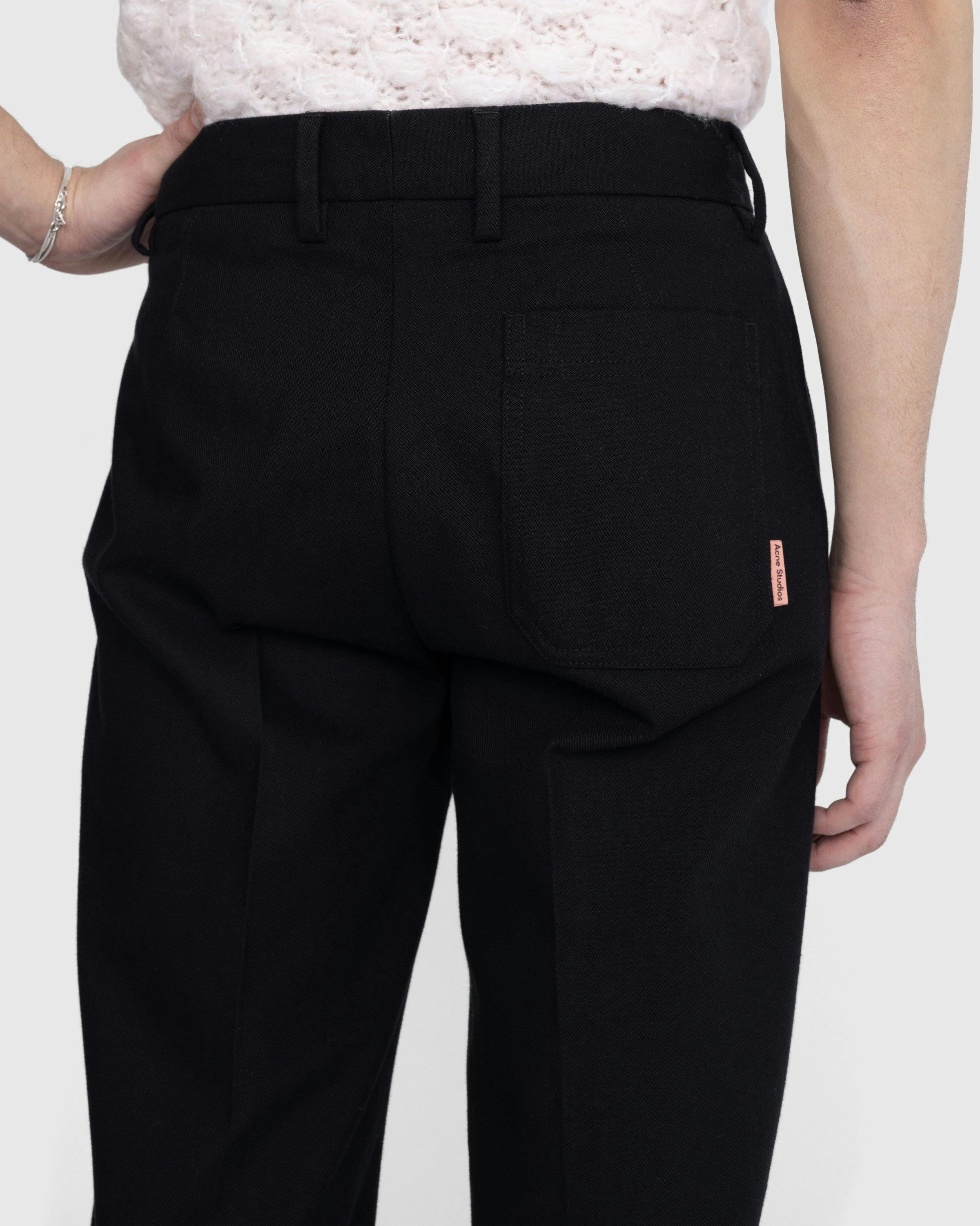 Acne Studios - Regular Fit Trousers Black - Clothing - Black - Image 5