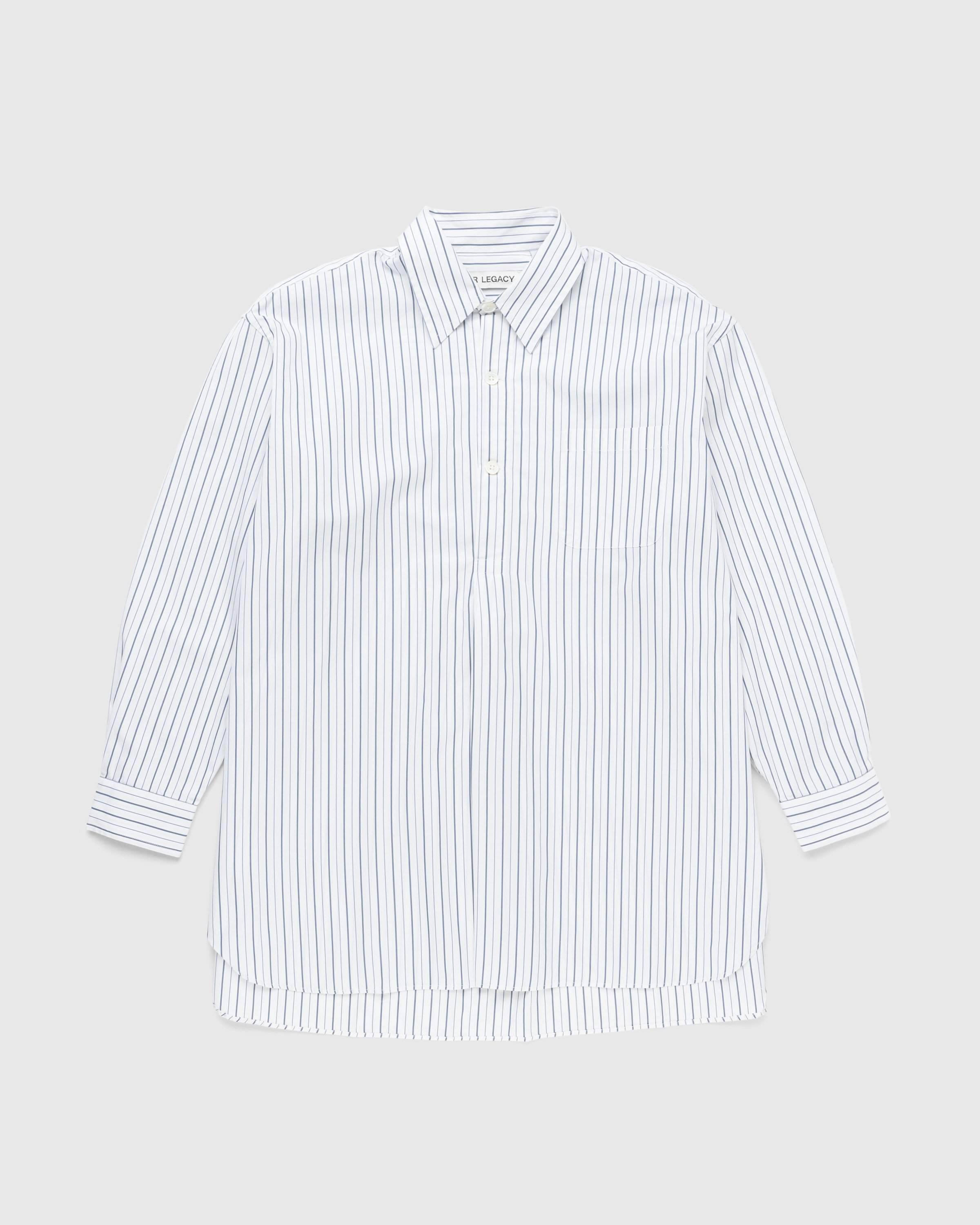 Our Legacy - Popover Shirt Olympic White Stripe - Clothing - White - Image 1