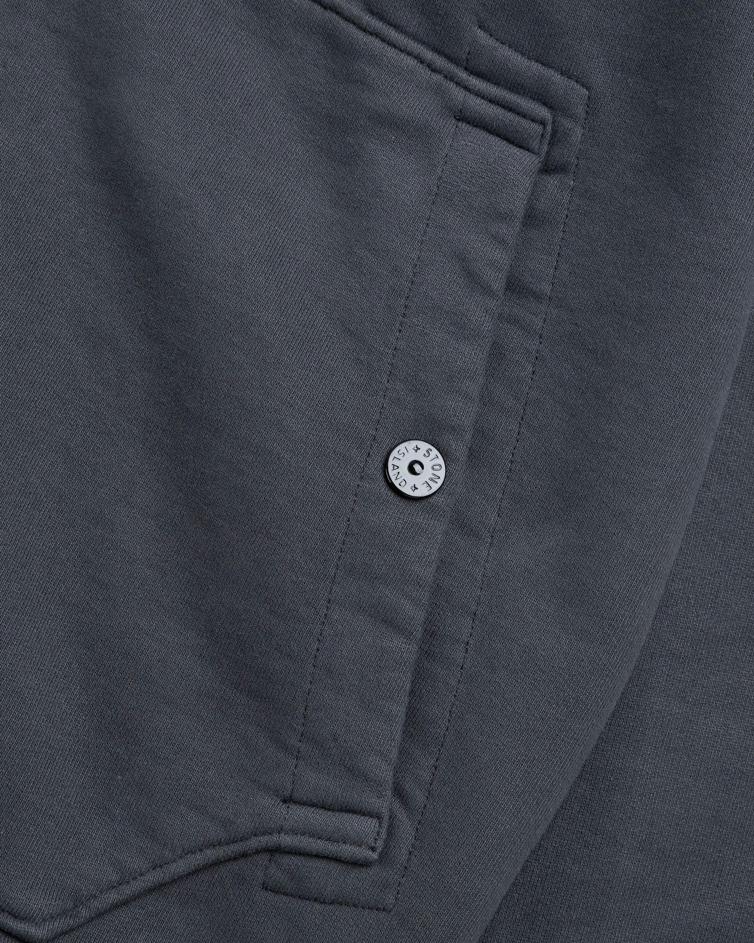 Stone Island - Logo Patch Hooded Jacket Lead Grey - Clothing - Grey - Image 6