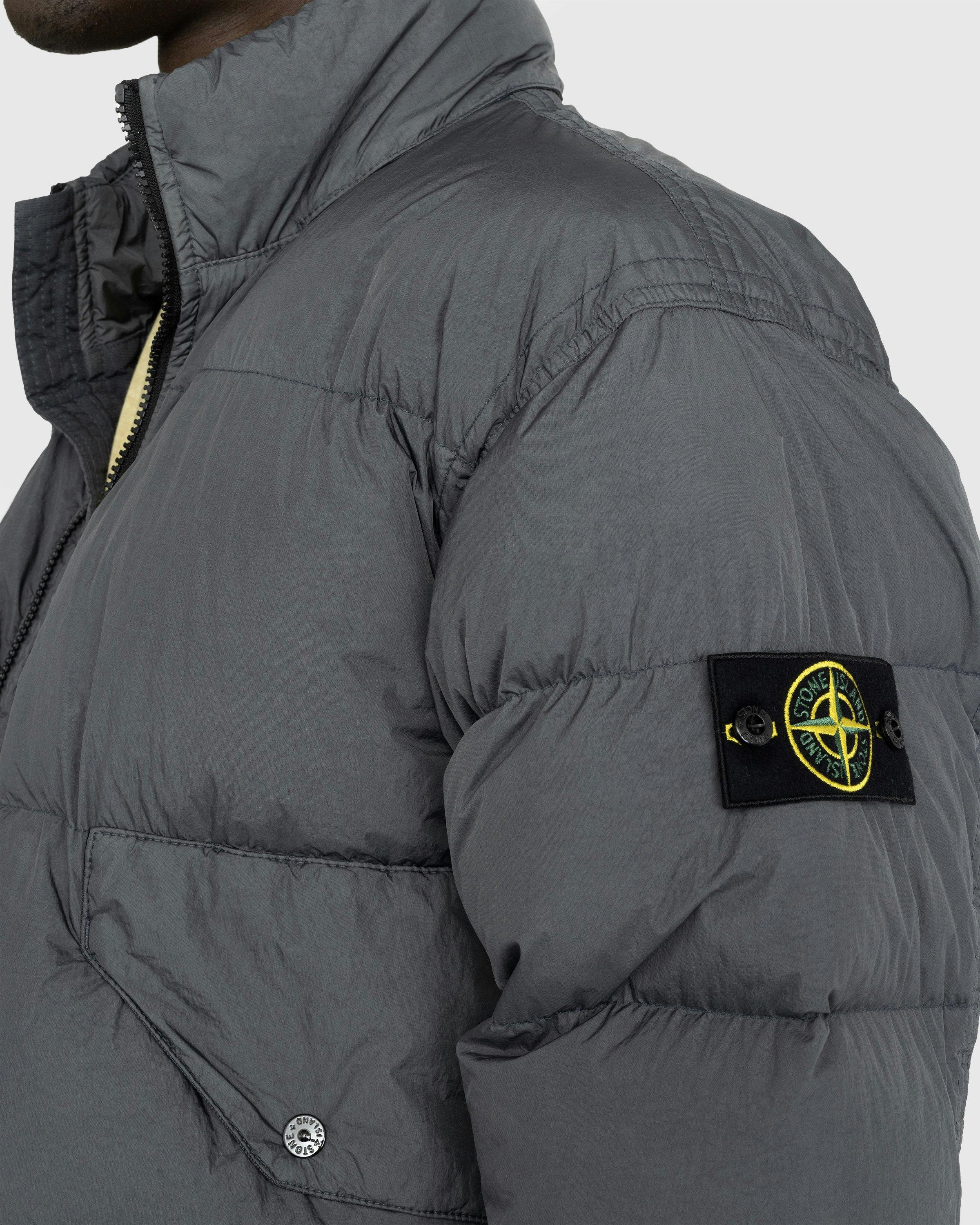 Stone Island - Garment-Dyed Recycled Nylon Down Jacket Lead Grey - Clothing - Grey - Image 4