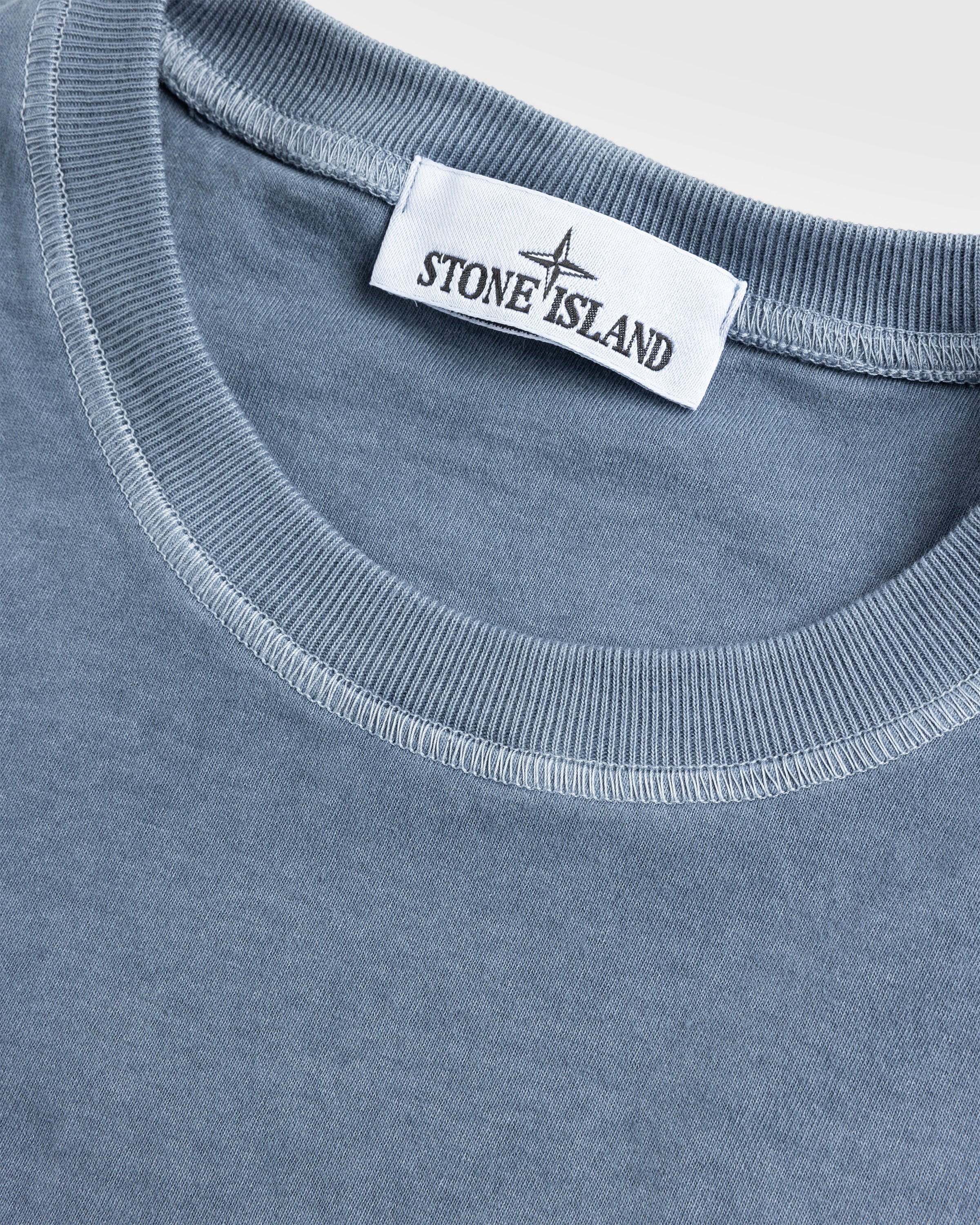 Stone Island - T SHIRT DARK BLUE - Clothing - Blue - Image 7