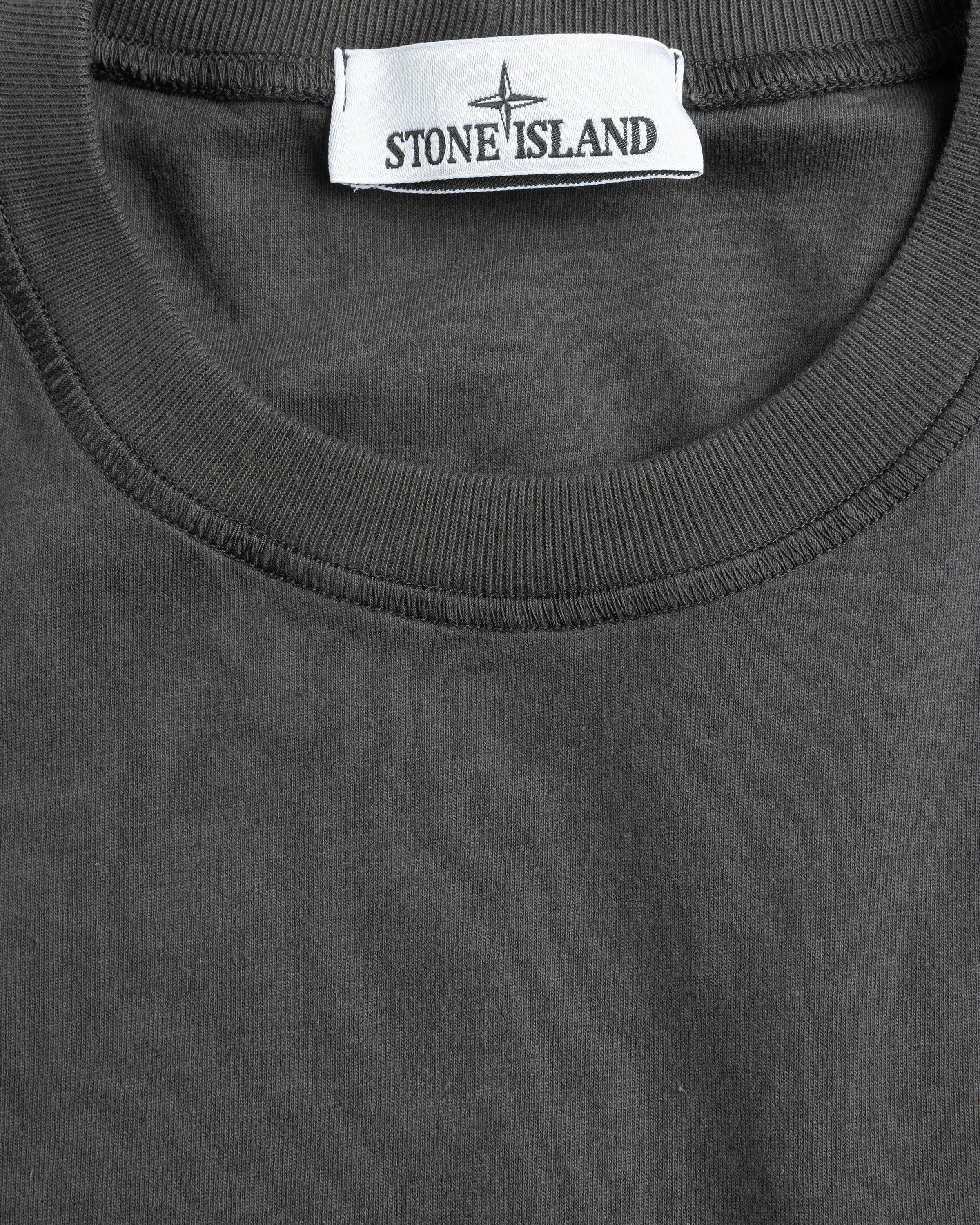 Stone Island - T SHIRT CHARCOAL - Clothing - Grey - Image 6