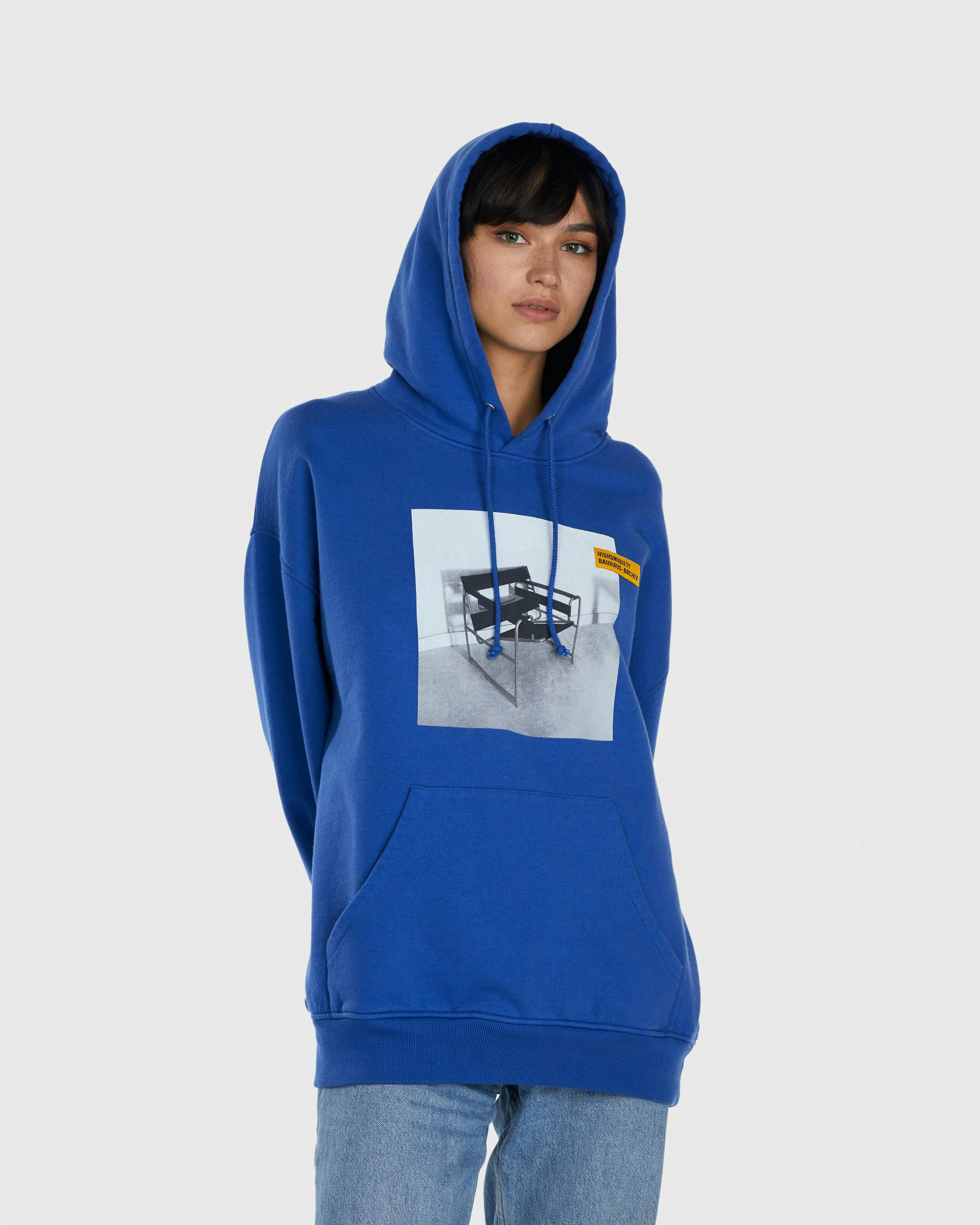 Bauhaus Archiv x Highsnobiety - Breuer Hoodie Blue - Clothing - Blue - Image 4