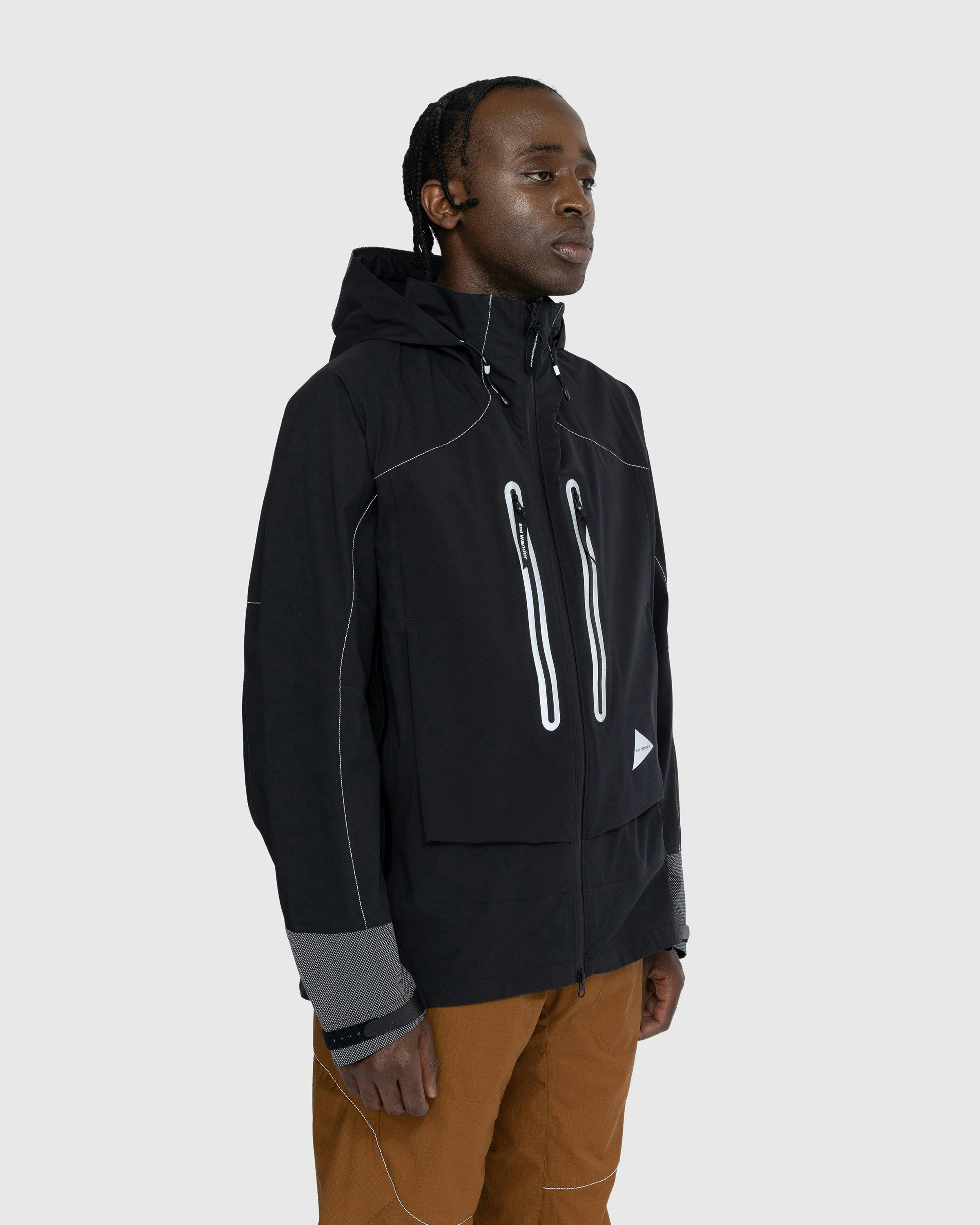 And Wander Pertex Shield Rain Jacket Black Highsnobiety Shop