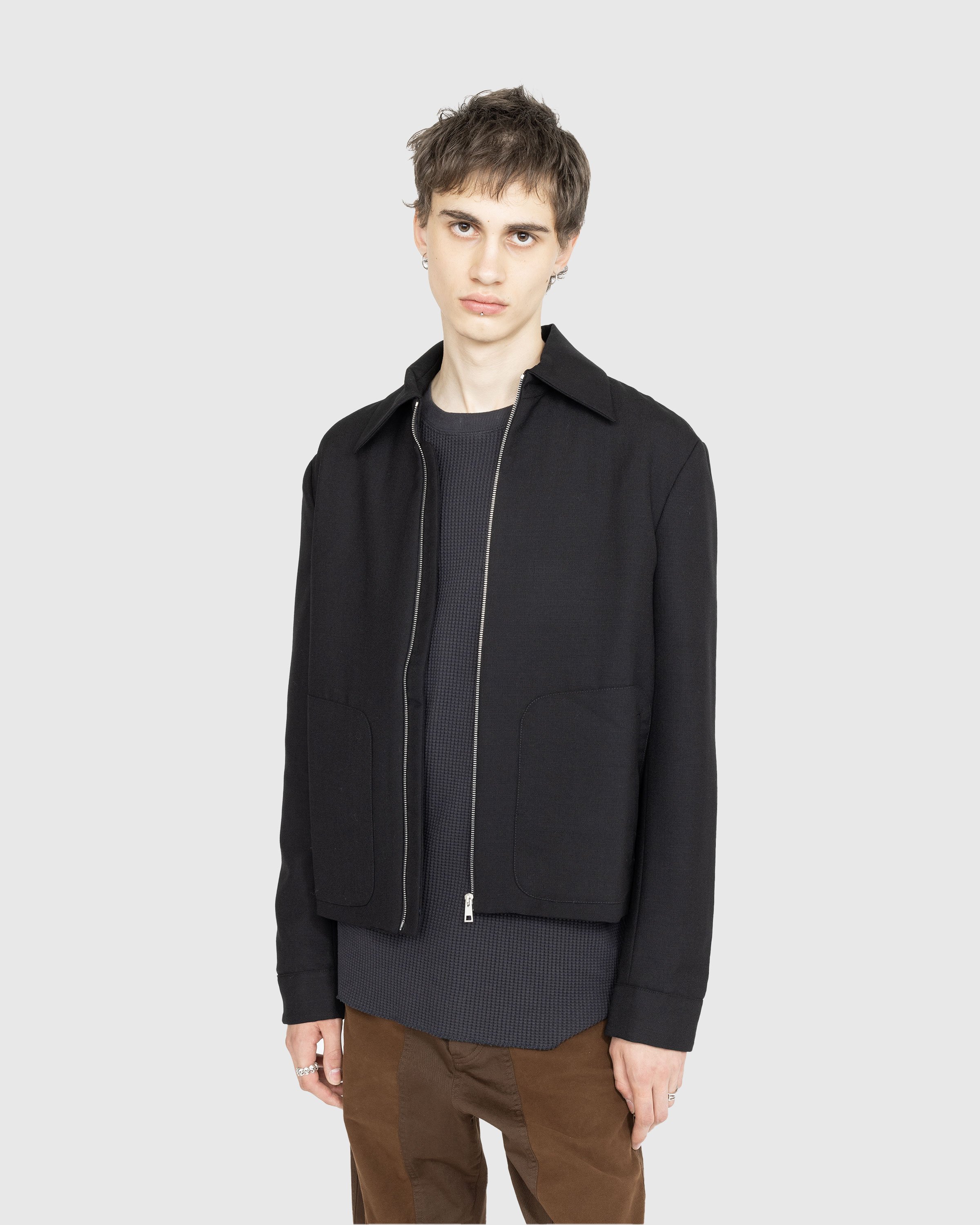 Winnie New York – Classic Zip-Up Jacket Black | Highsnobiety Shop