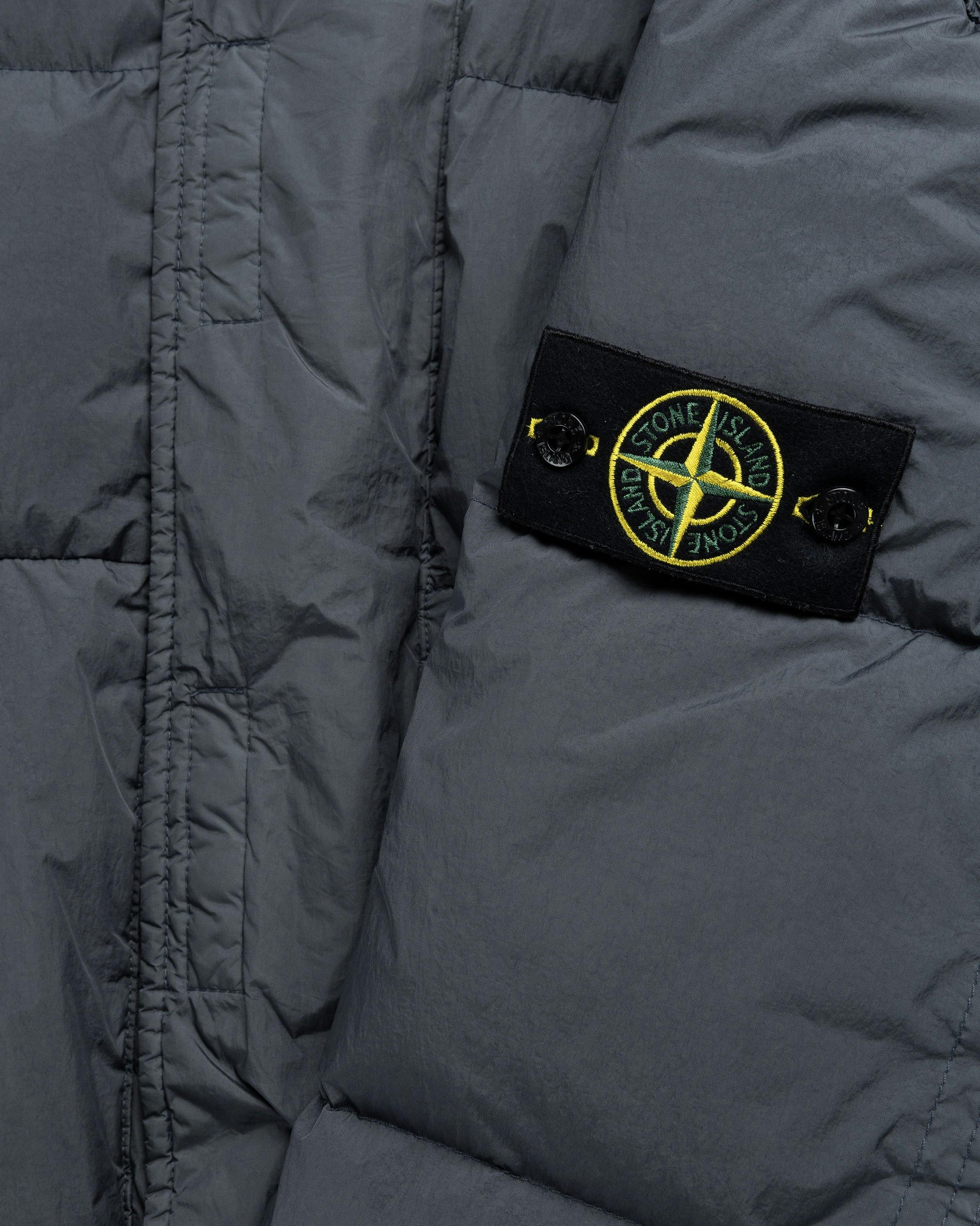 Stone Island - Garment-Dyed Long Jacket Lead Grey - Clothing - Grey - Image 7