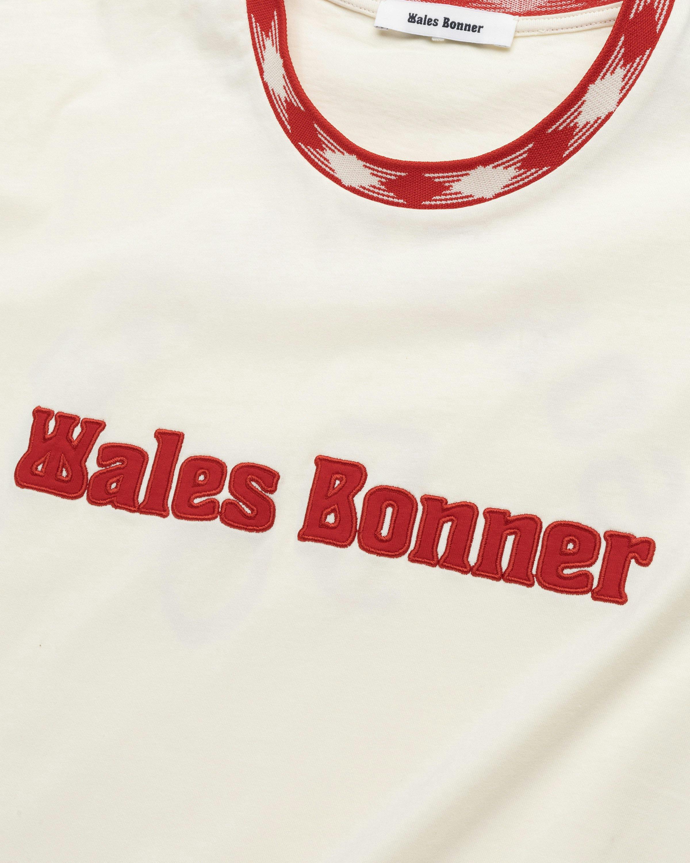 Wales Bonner - Original Tee Ivory - Clothing - White - Image 5