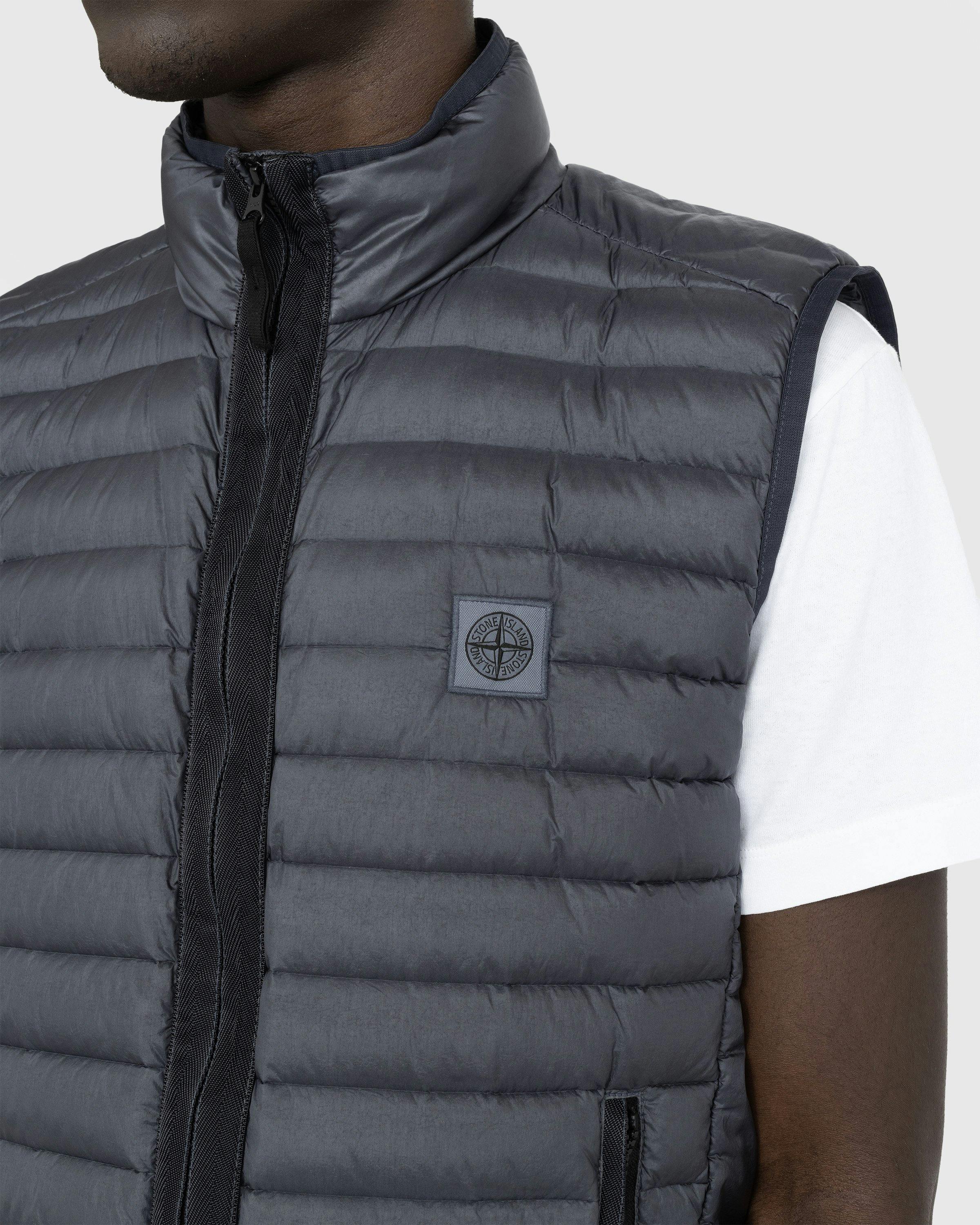 Stone Island - Recycled Nylon Down Vest Lead Grey - Clothing - Grey - Image 4