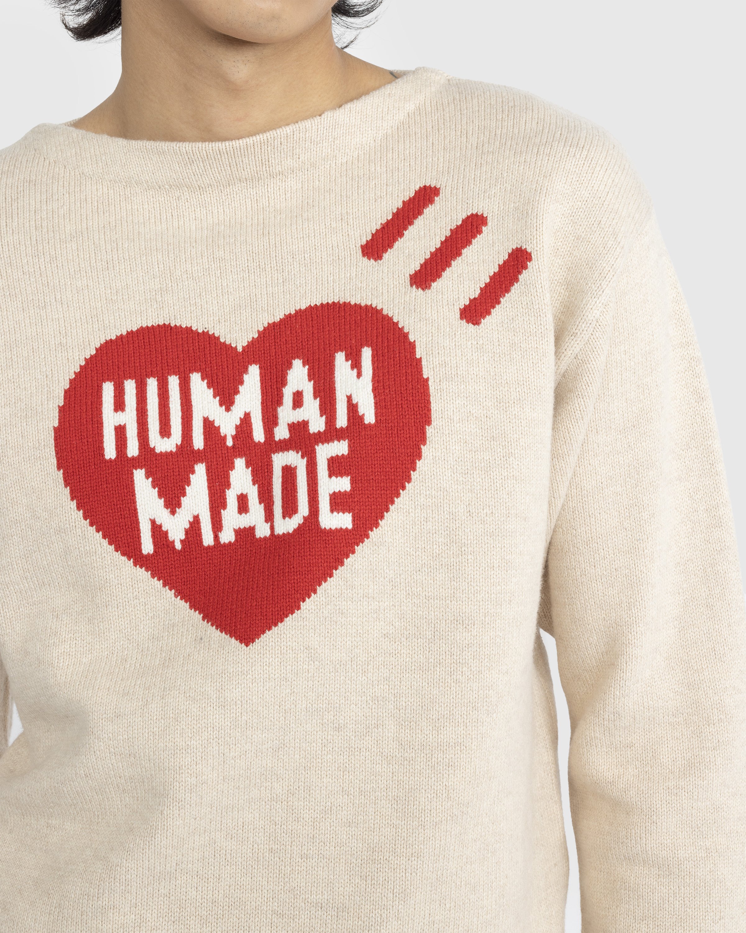 最適な材料 human made 日本代購Human L/S heart l/s Sweater knit ...