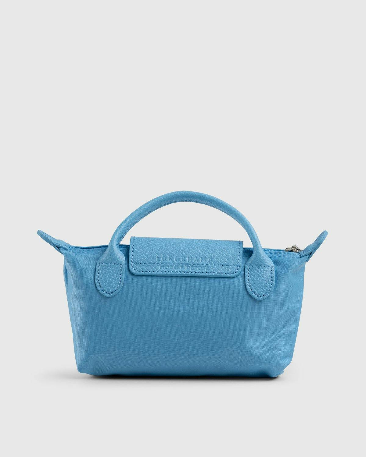 Longchamp x André Saraiva - Le Pliage André Pouch Blue - Accessories - Blue - Image 2