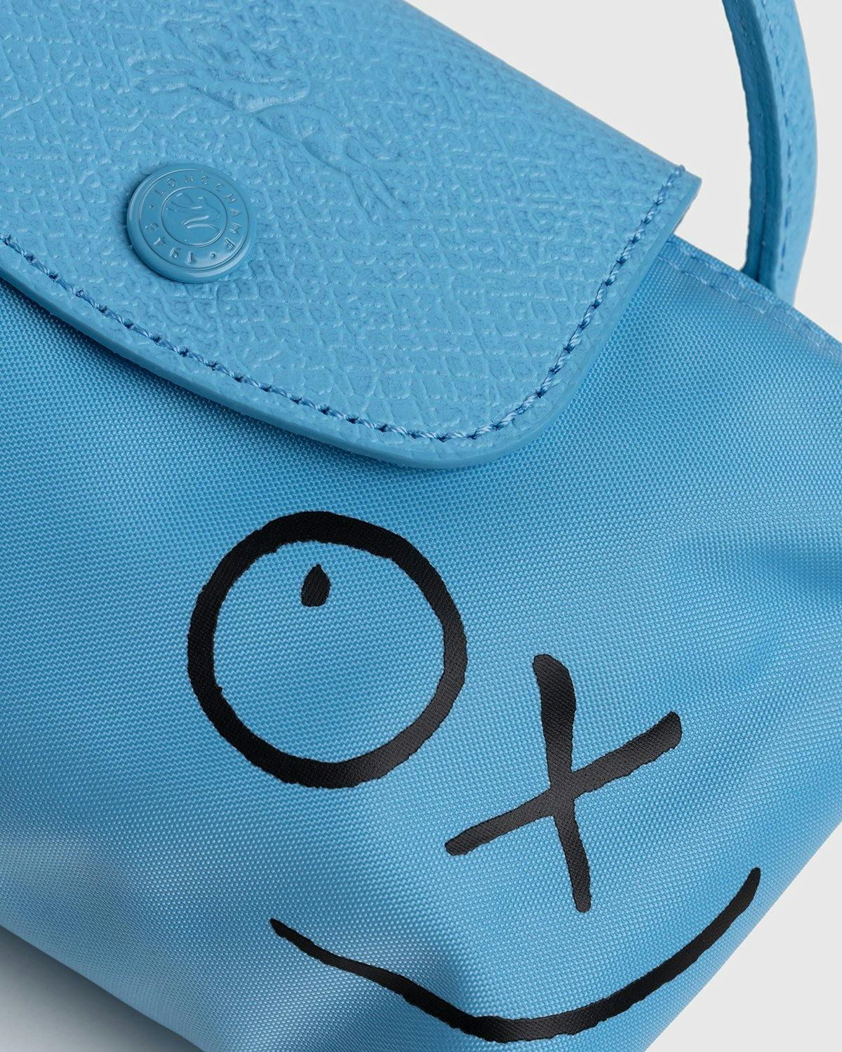 Longchamp x André Saraiva - Le Pliage André Pouch Blue - Accessories - Blue - Image 5