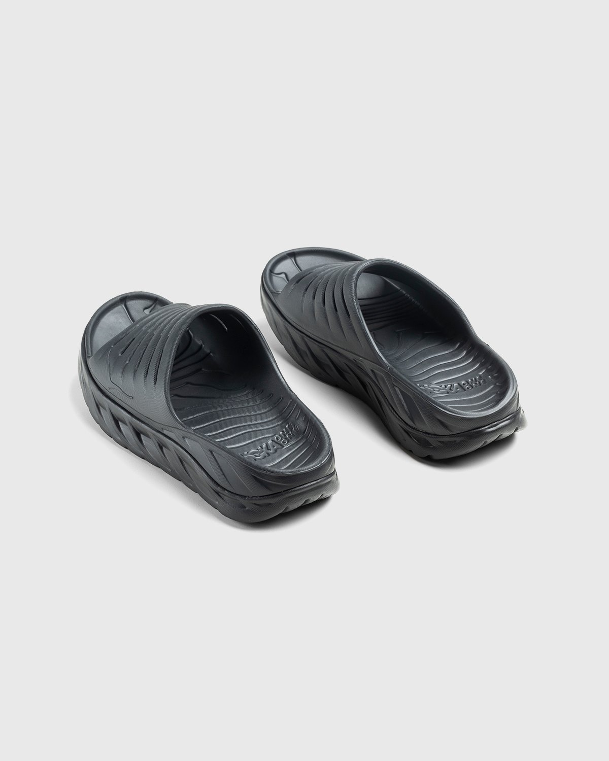 HOKA - ORA Recovery Slide Black / Black - Footwear - Black - Image 4