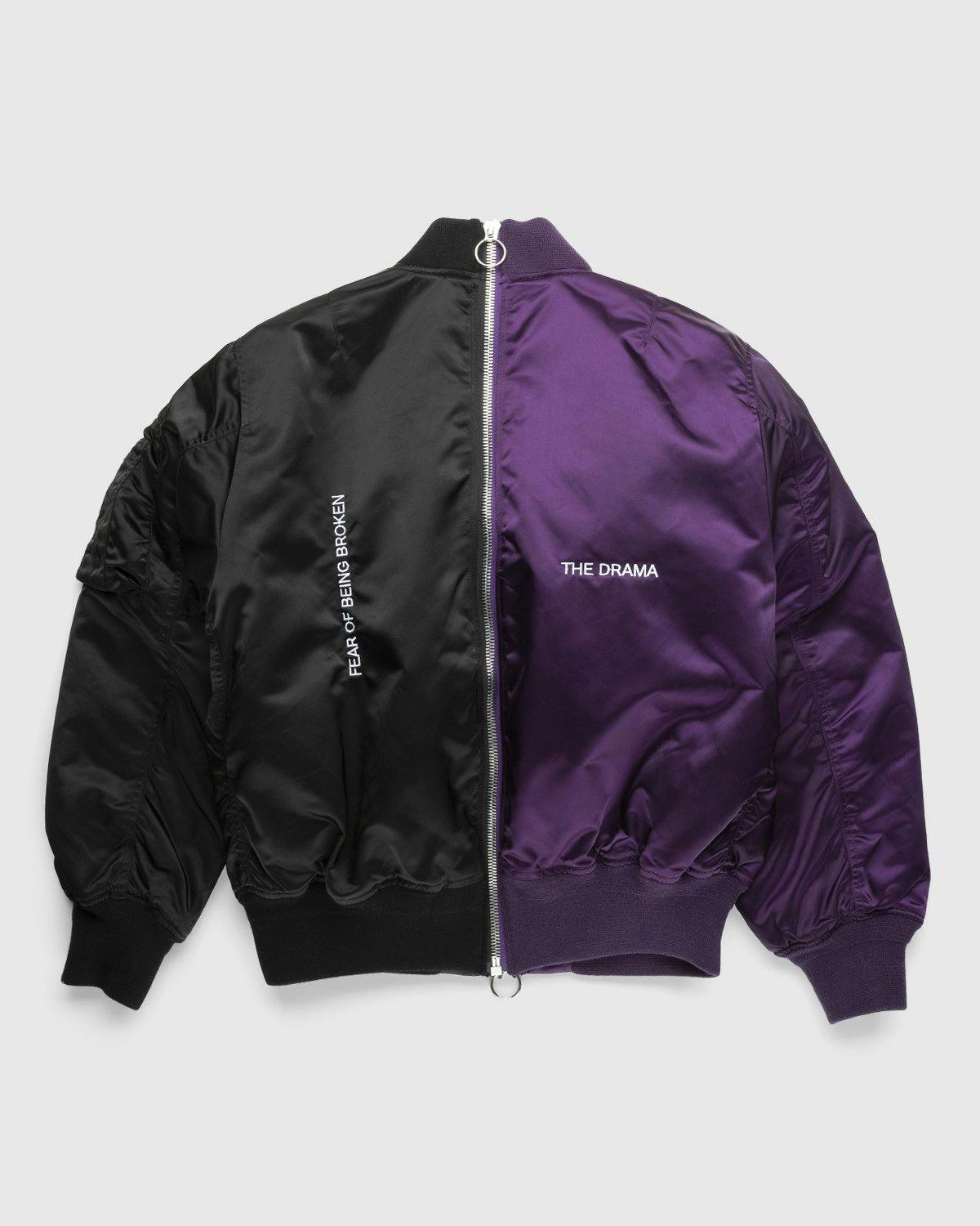 Martine Syms x Études - Horizon Bi-Color MS Bomber - Outerwear - Purple - Image 2