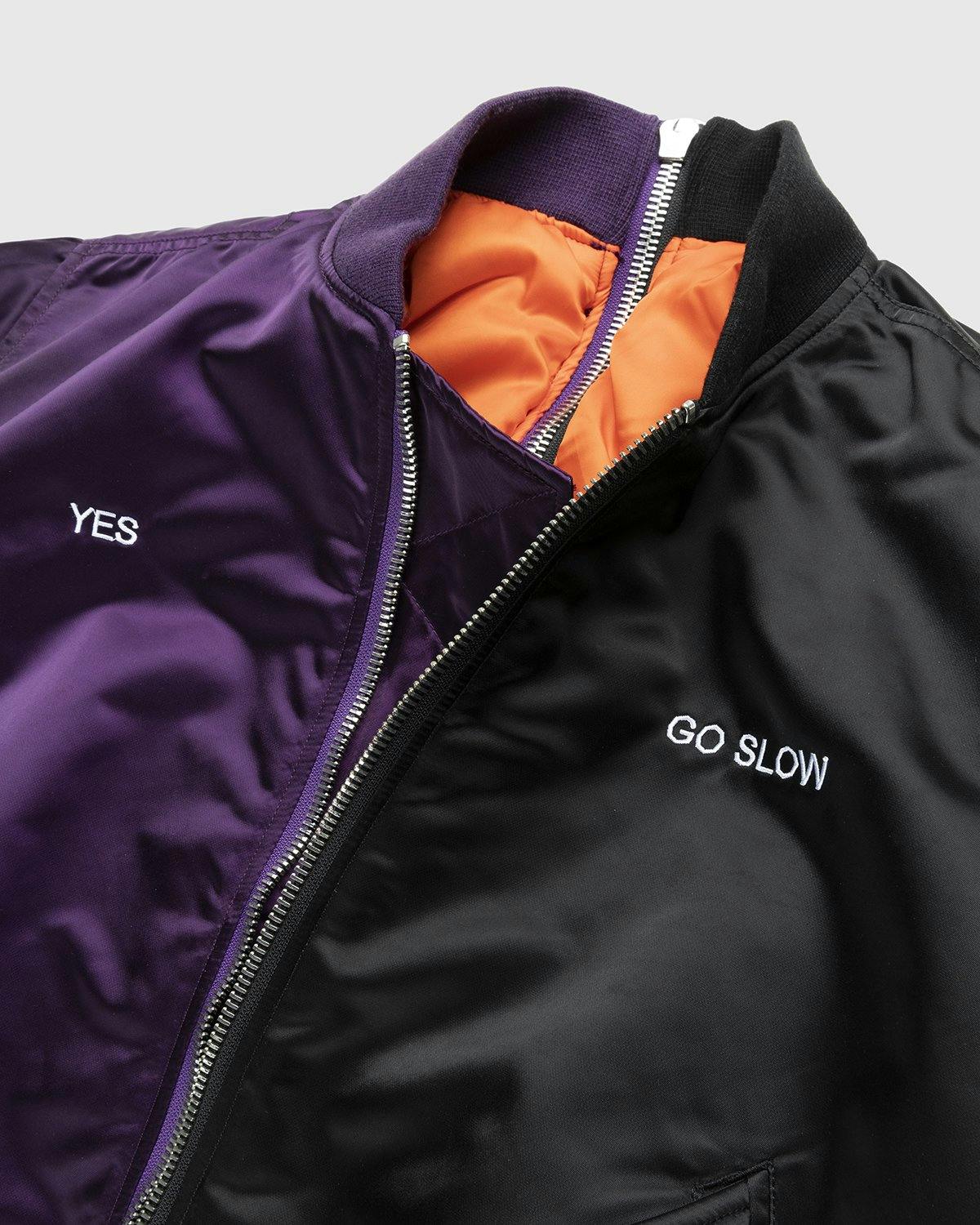 Martine Syms x Études - Horizon Bi-Color MS Bomber - Outerwear - Purple - Image 6