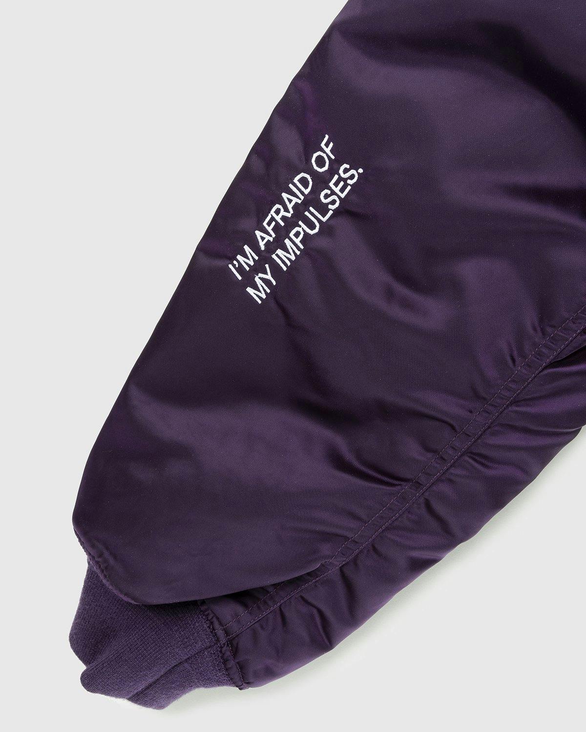 Martine Syms x Études - Horizon Bi-Color MS Bomber - Outerwear - Purple - Image 7